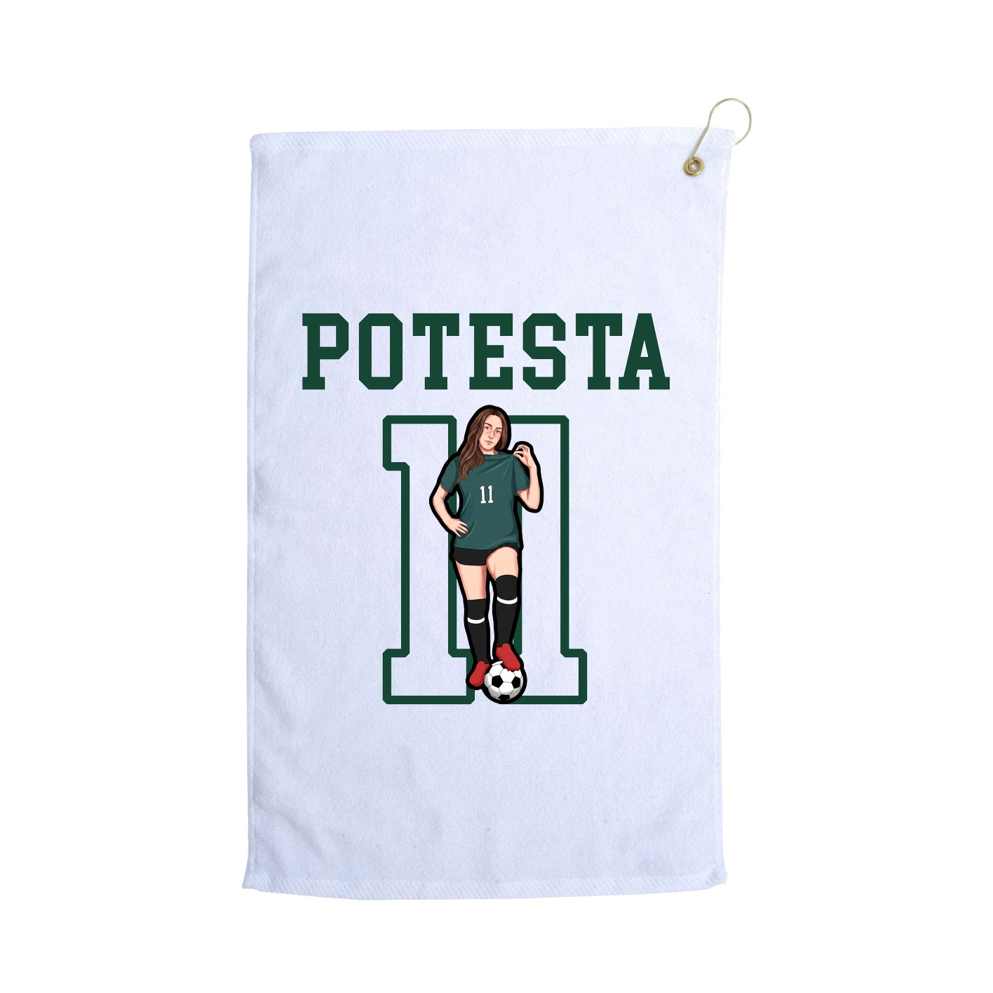 Golf Towel — Shirsey in White