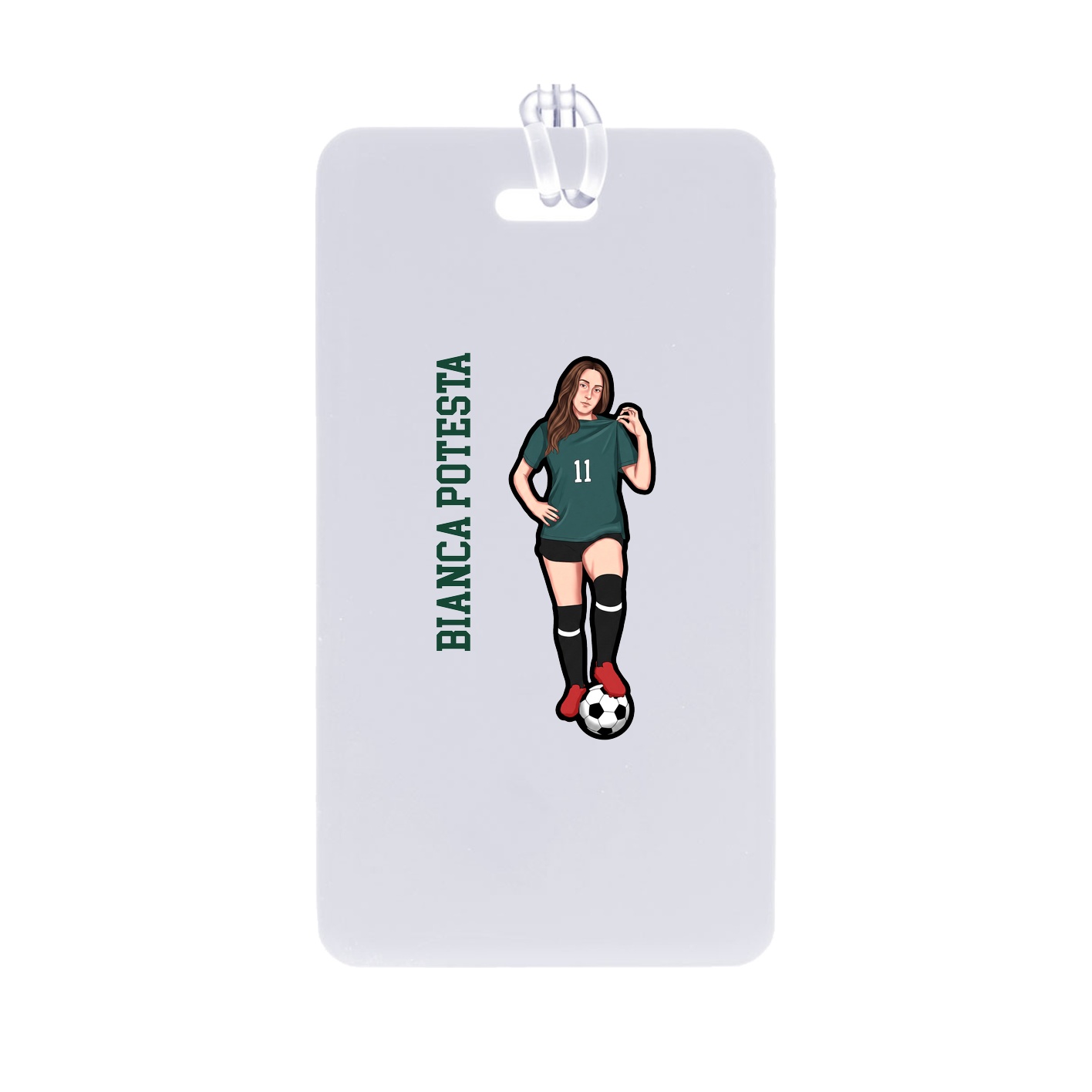 Bag Tag — Name Vertical in Classic