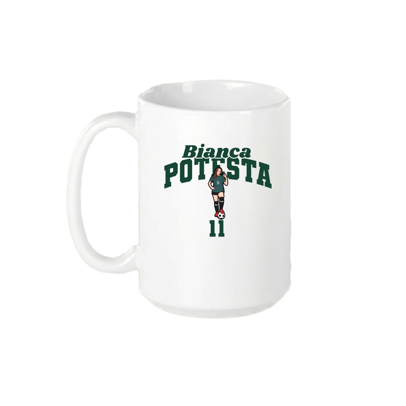 15oz Coffee Mug — Signature Arch in White