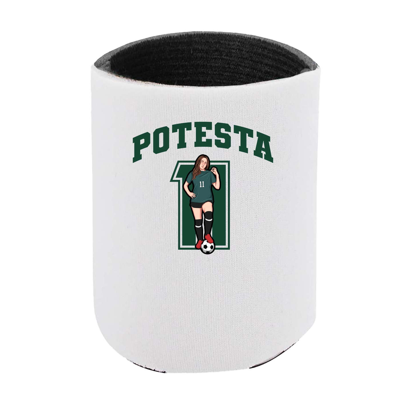 Can Holder — Number in White