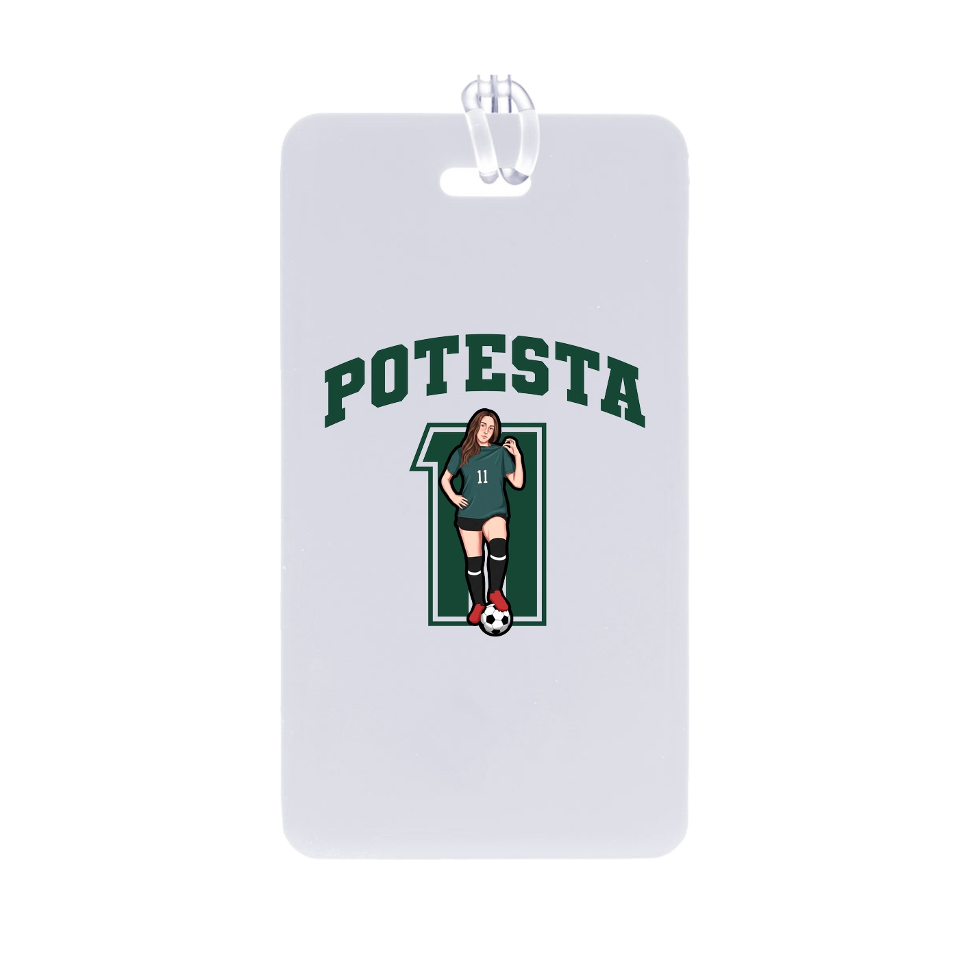 Bag Tag — Number in Classic
