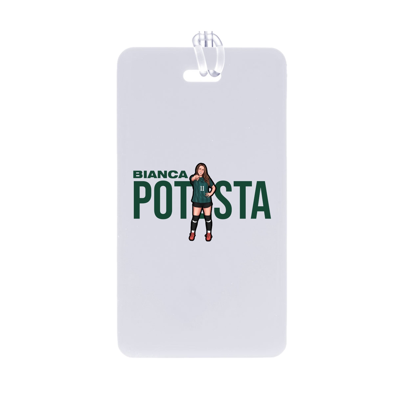 Bag Tag — Player Name in Classic
