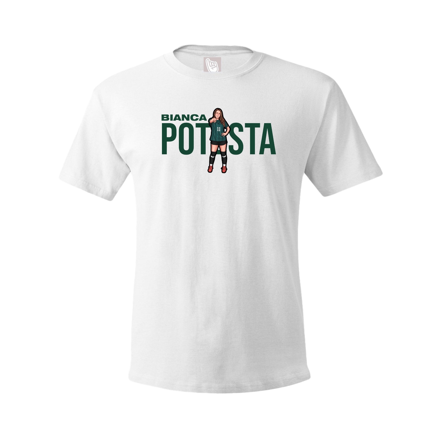 Tee — Player Name in White