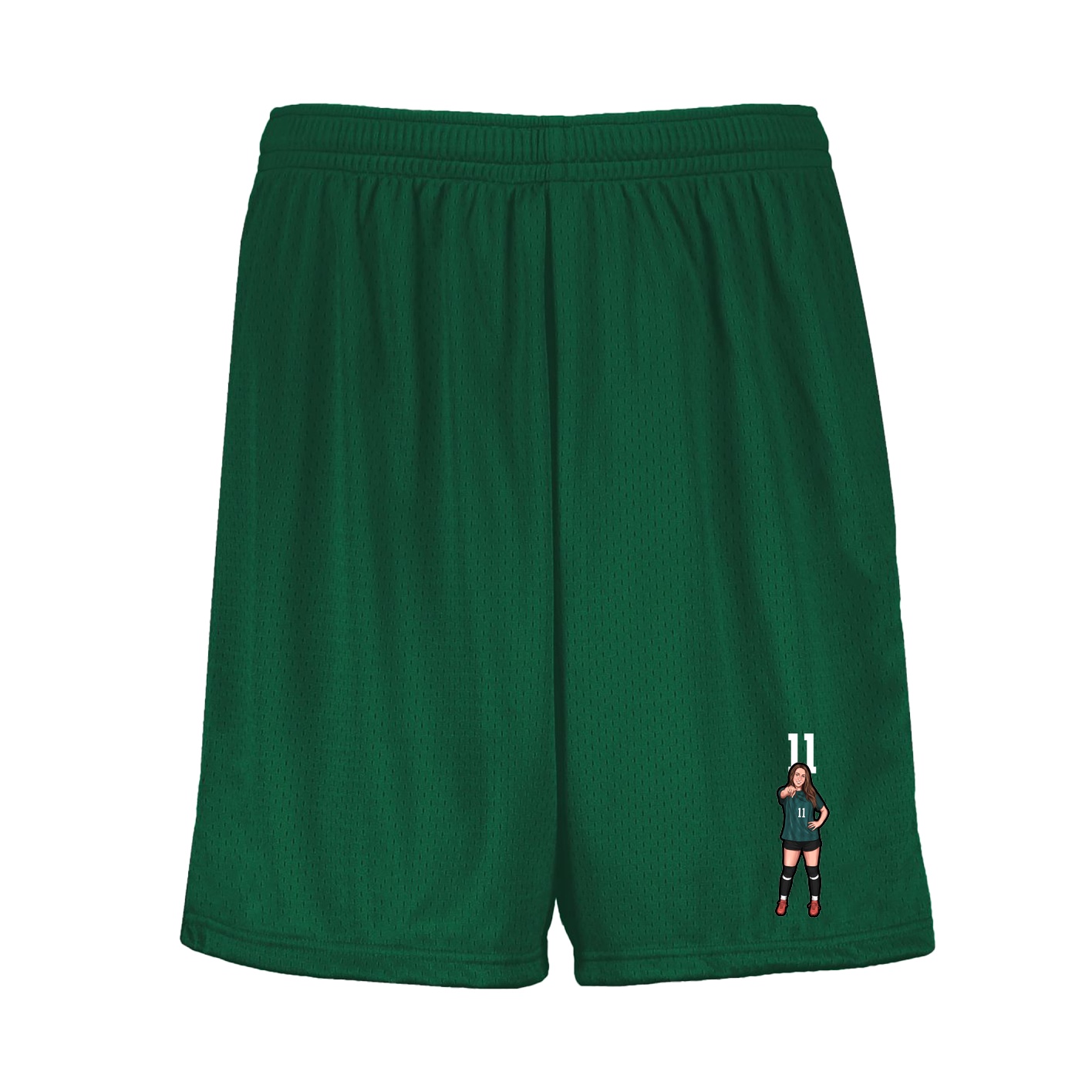 Shorts — Number Top in Green