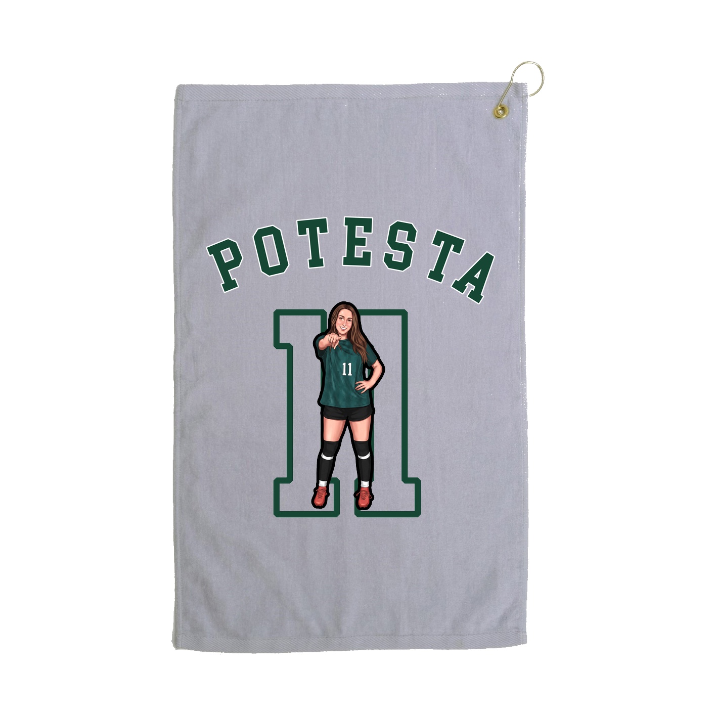 Golf Towel — Shirsey Arch in Grey
