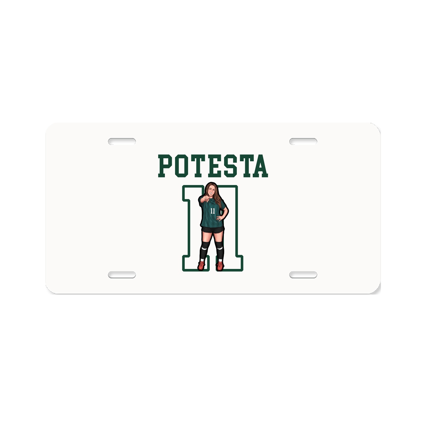 License Plate — Shirsey in Classic