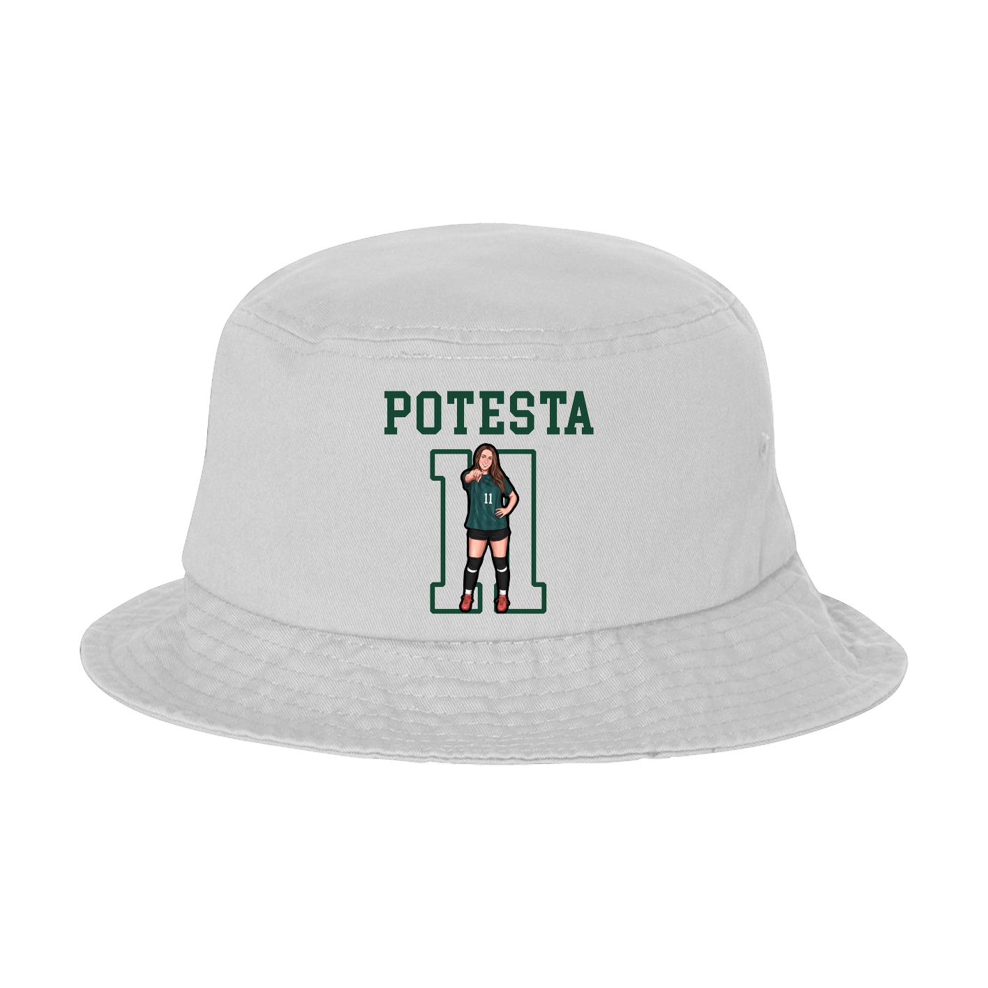Bucket Cap — Shirsey in White