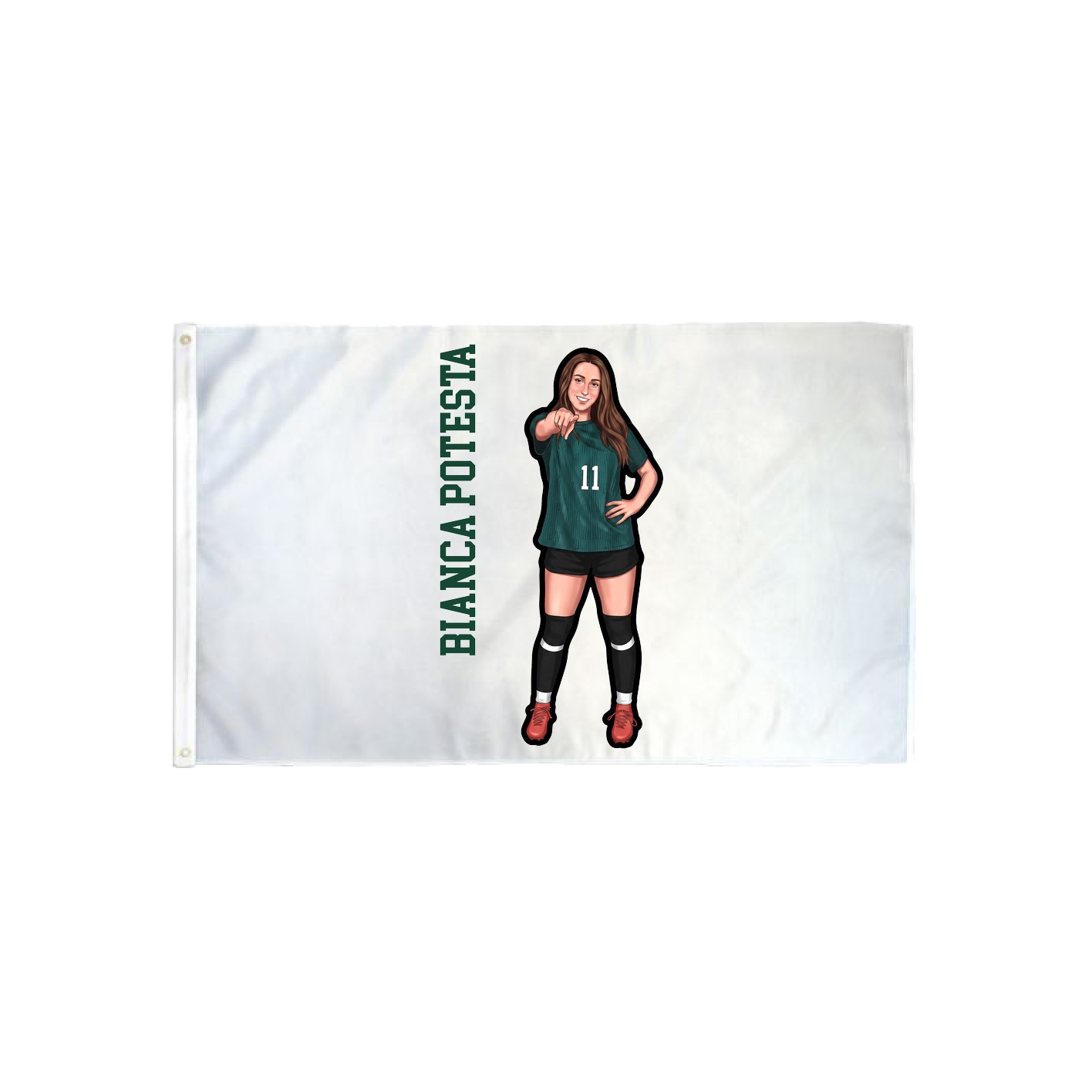 3x5 Flag — Name Vertical in Classic