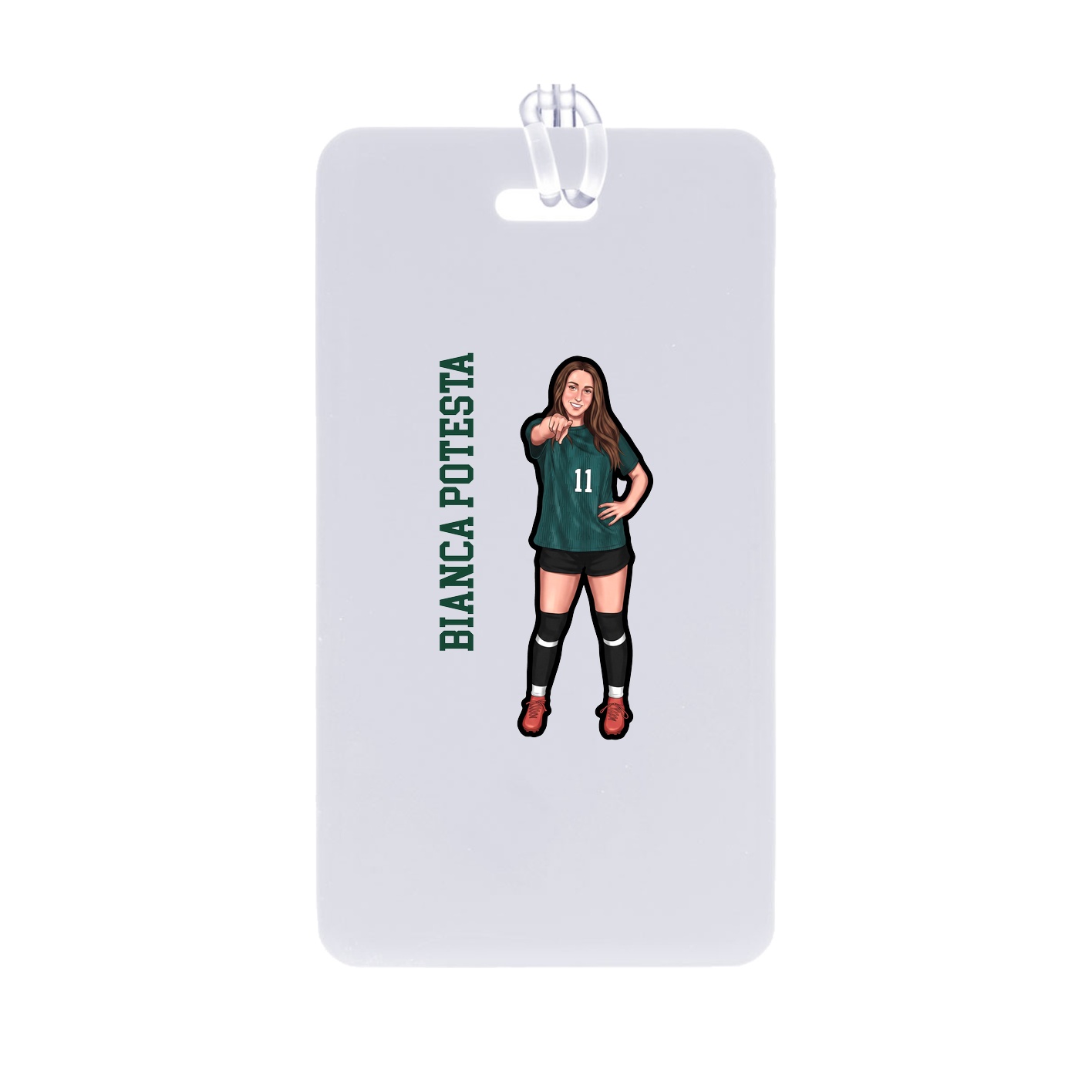 Bag Tag — Name Vertical in Classic