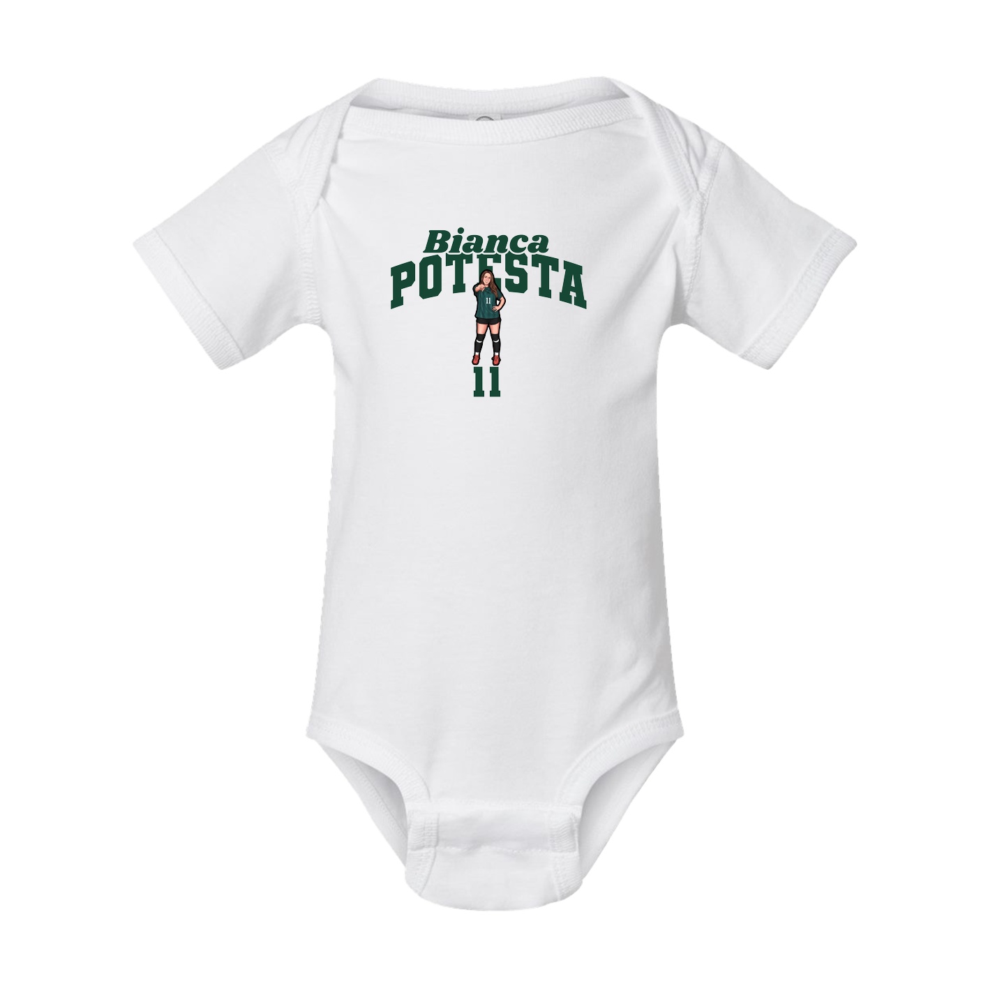 Baby Onesie — Signature Arch in White