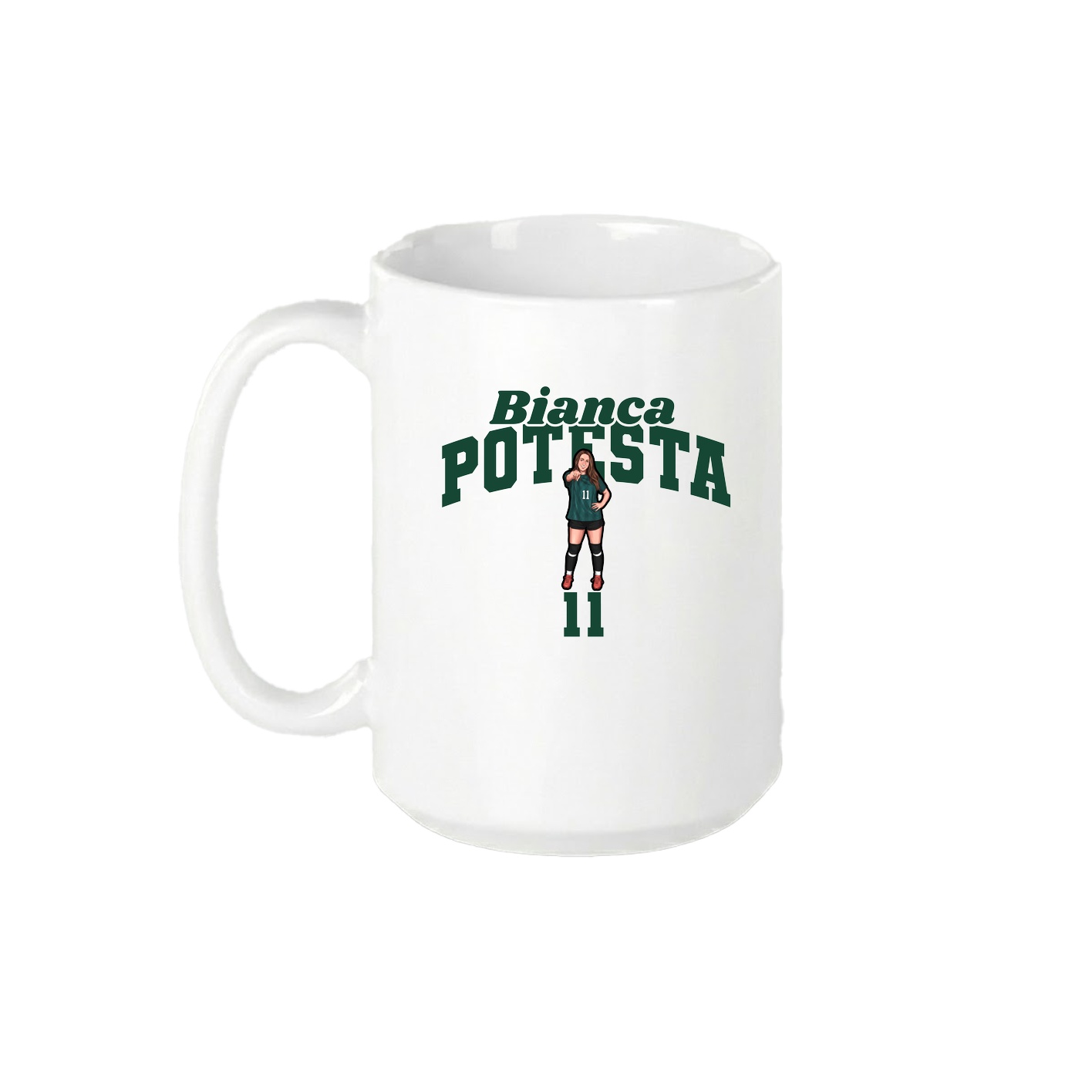 15oz Coffee Mug — Signature Arch in White