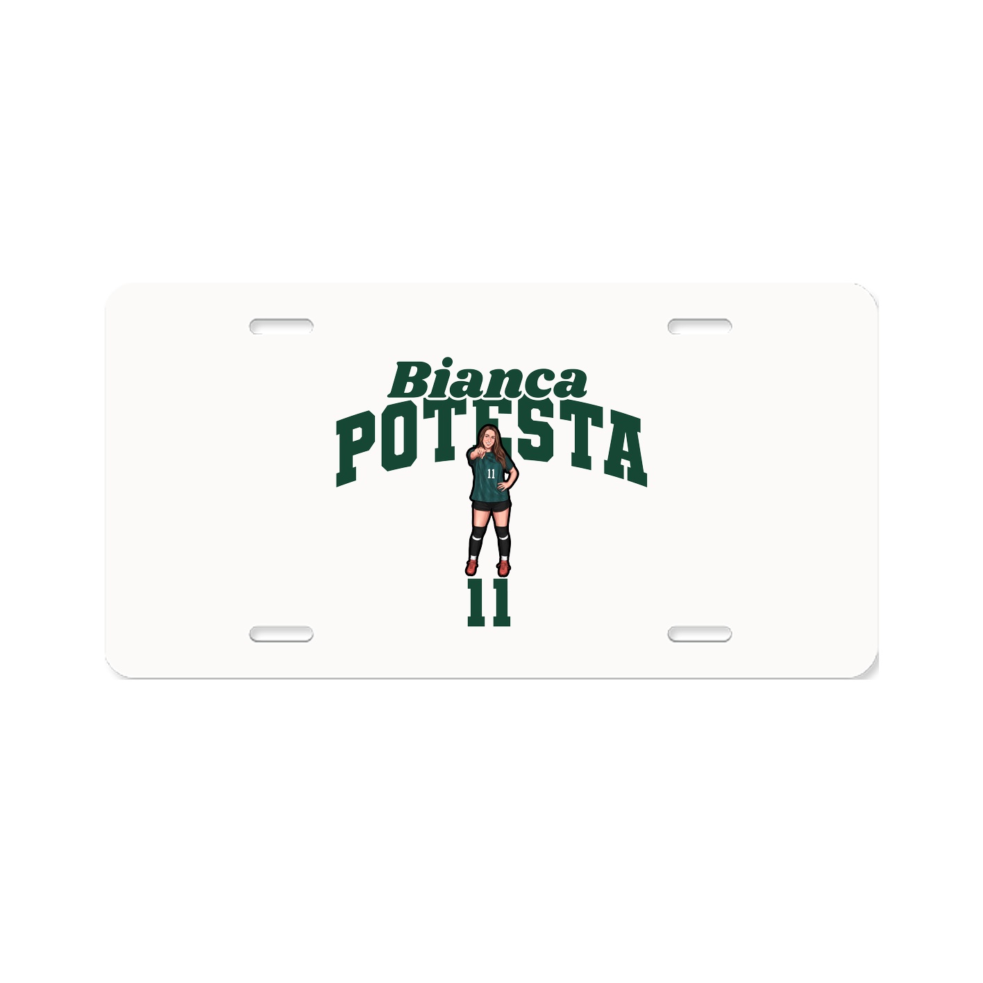 License Plate — Signature Arch in Classic