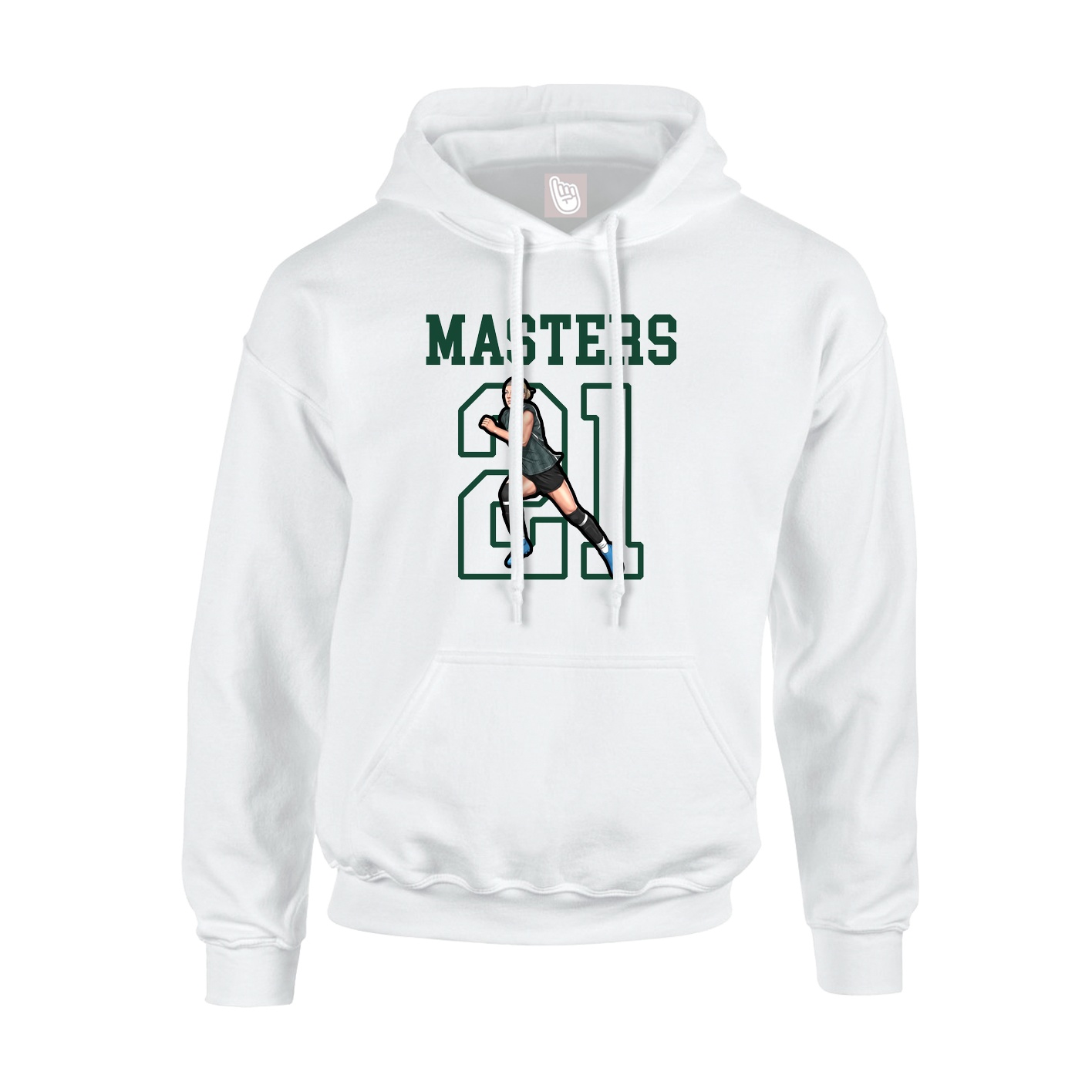 Hoodie — Shirsey in White