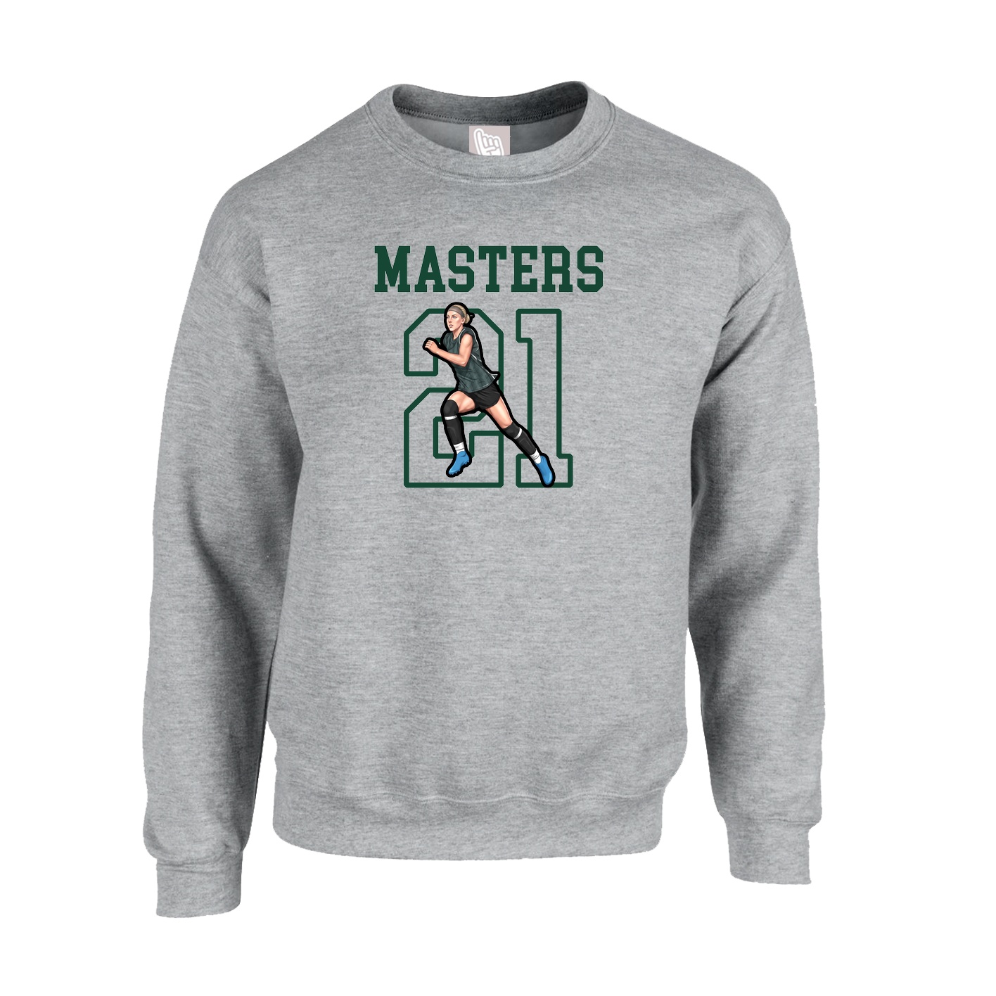 Fleece Crew — Shirsey in Grey