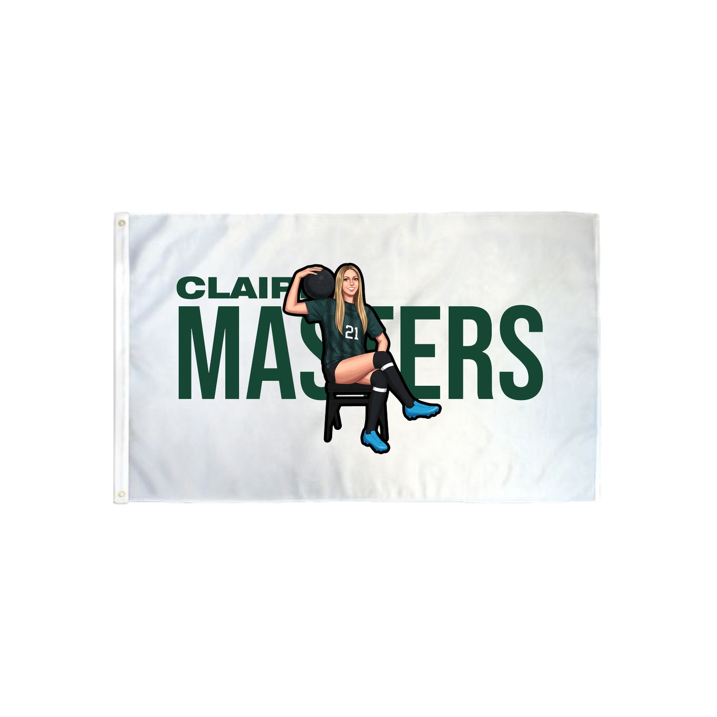 3x5 Flag — Player Name in Classic