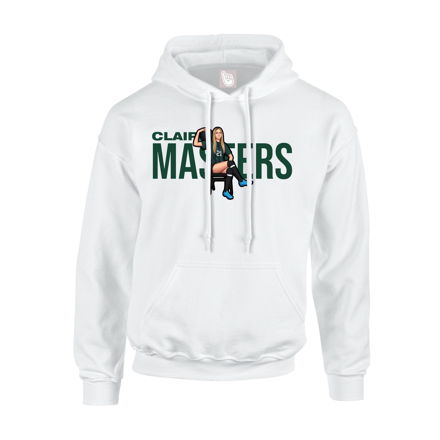 Hoodie — Player Name in White