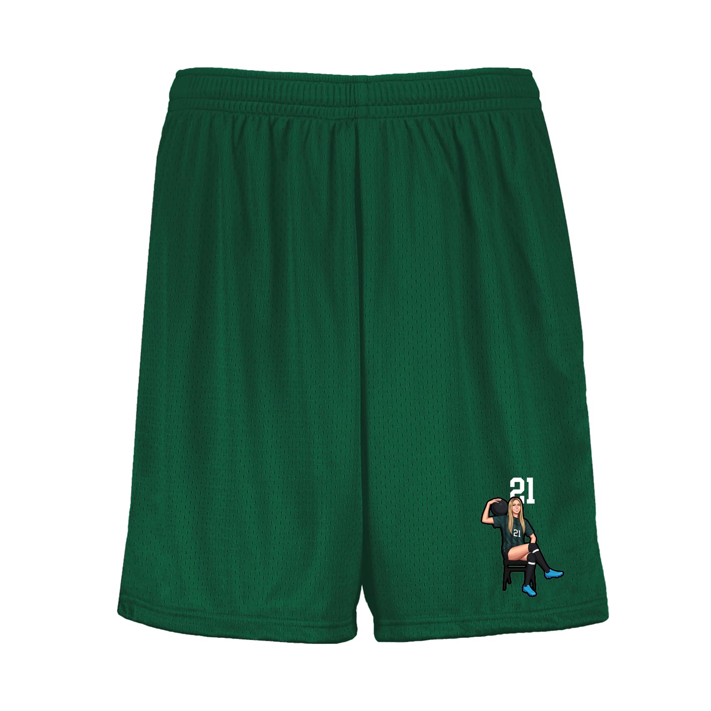 Shorts — Number Top in Green