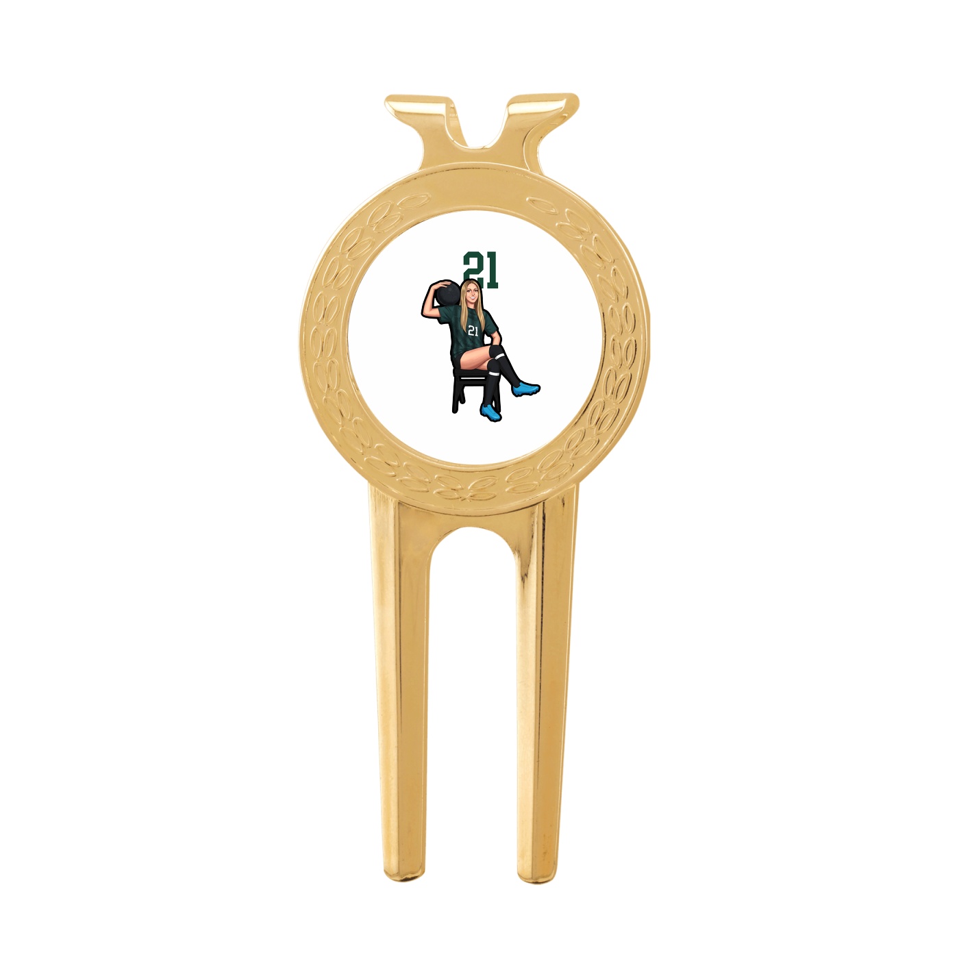 Divot Tool with Ball Marker — Number Top in Classic