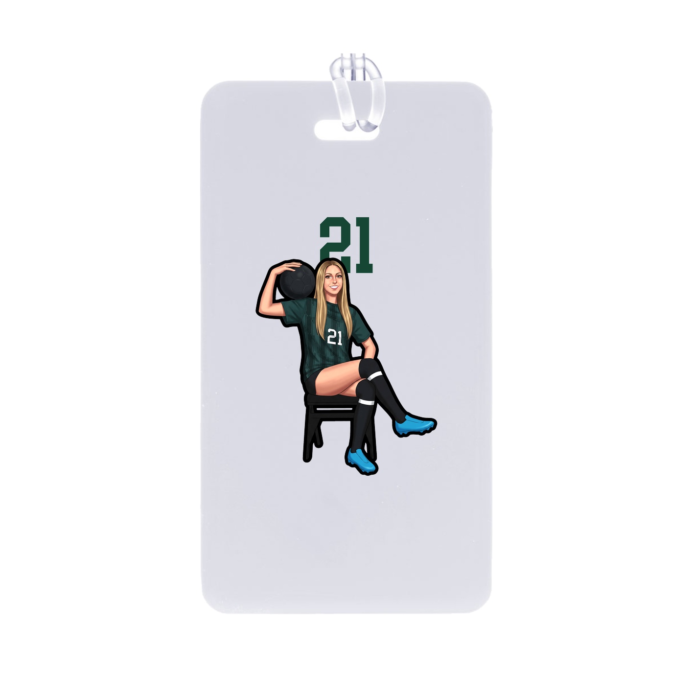 Bag Tag — Number Top in Classic
