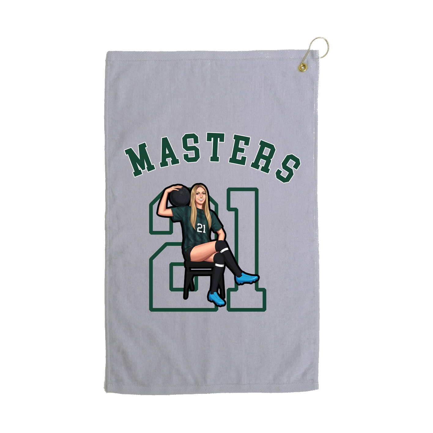 Golf Towel — Shirsey Arch in Grey