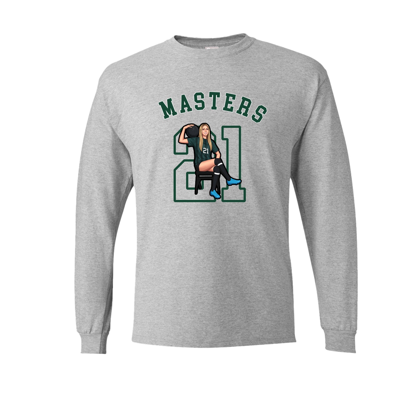 Long Sleeve Tee — Shirsey Arch in Grey