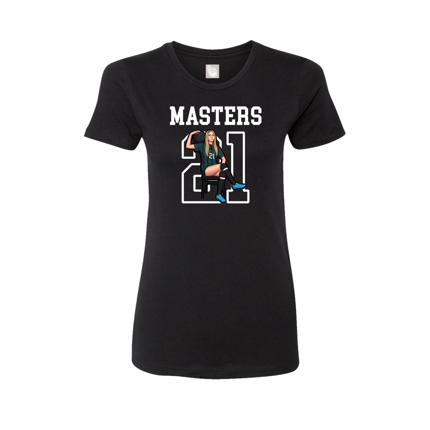 Fitted Women's Tee — Shirsey in Black