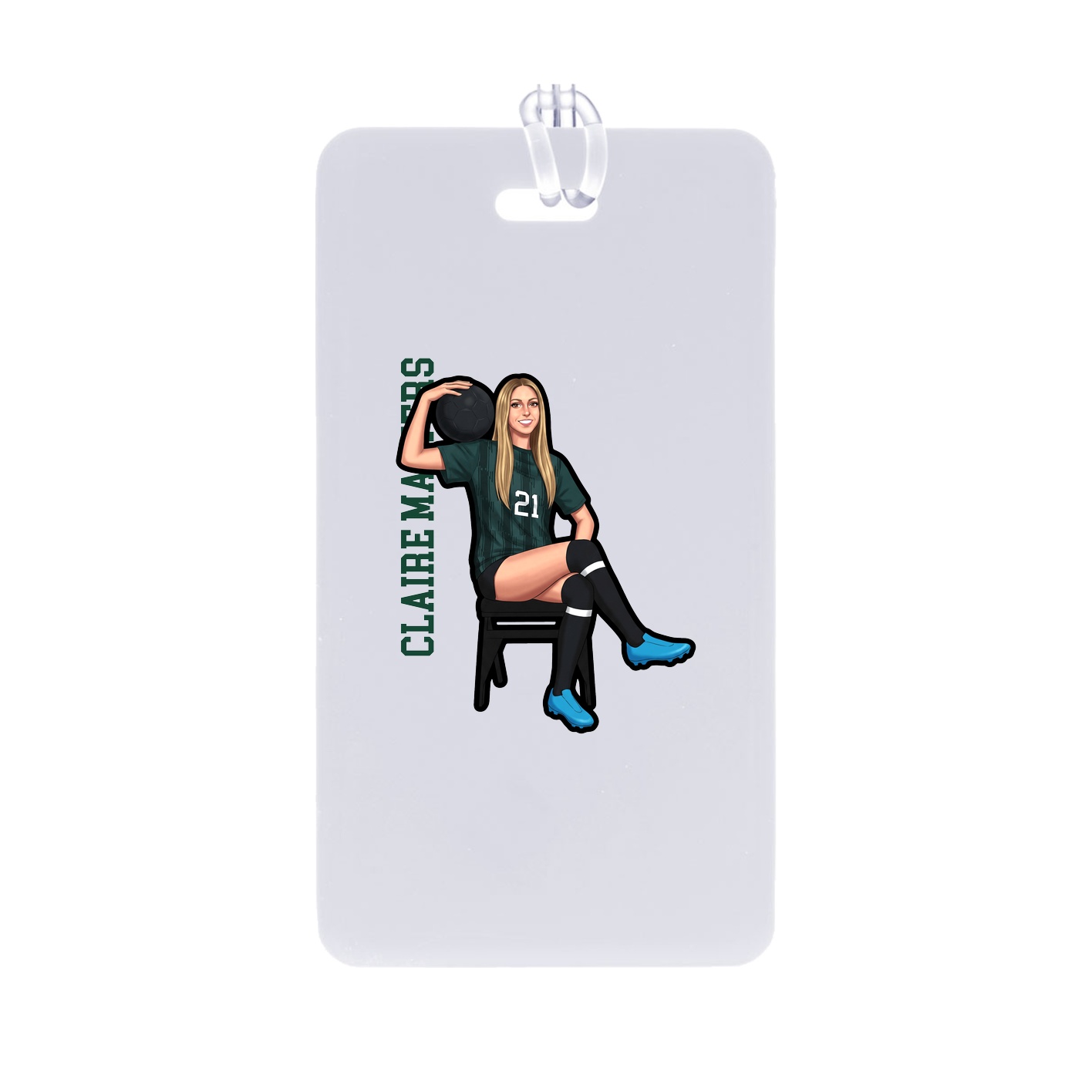 Bag Tag — Name Vertical in Classic
