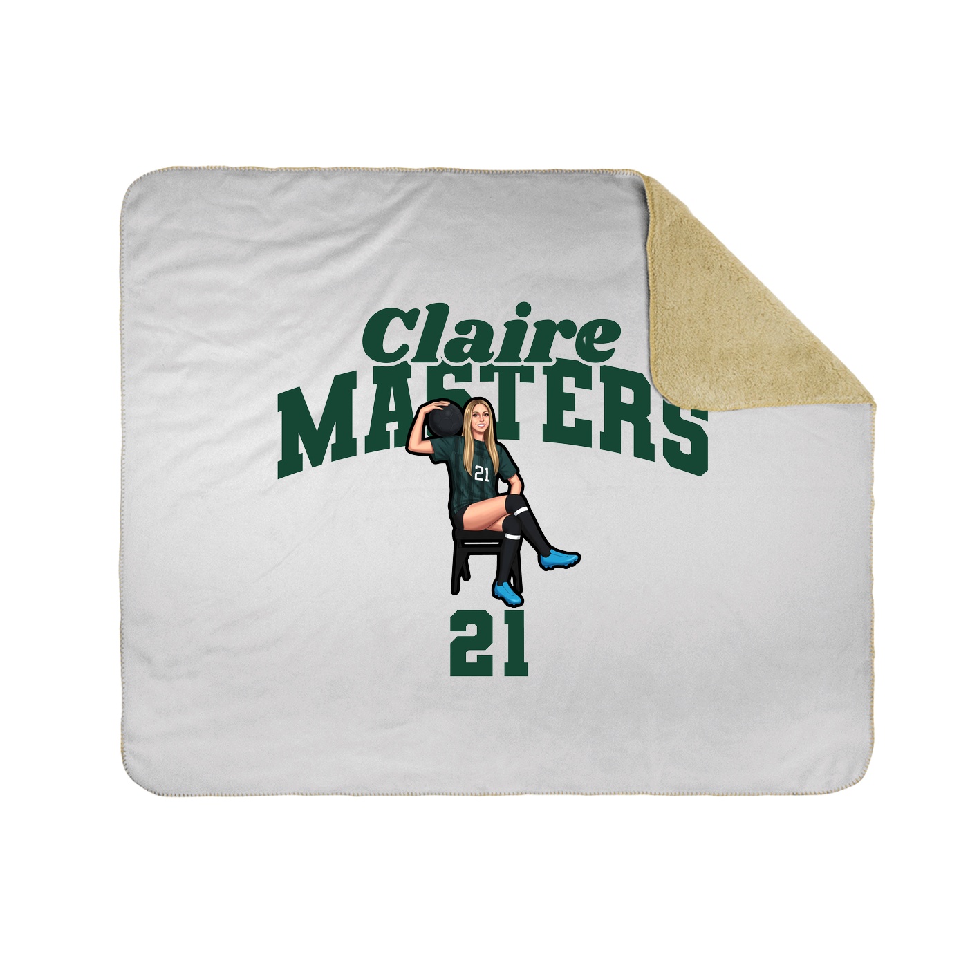 Throw Blanket — Signature Arch in White