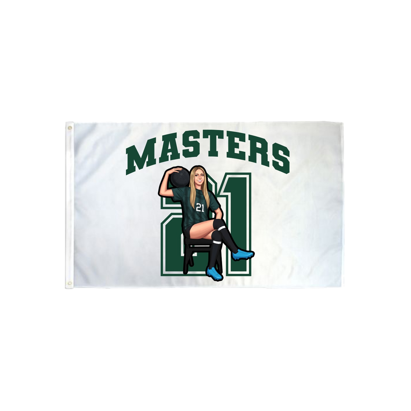 3x5 Flag — Number in Classic