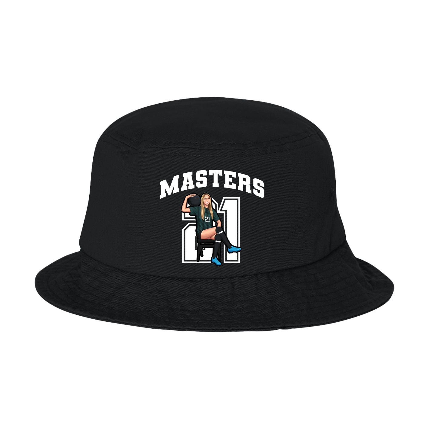 Bucket Cap — Number in Black