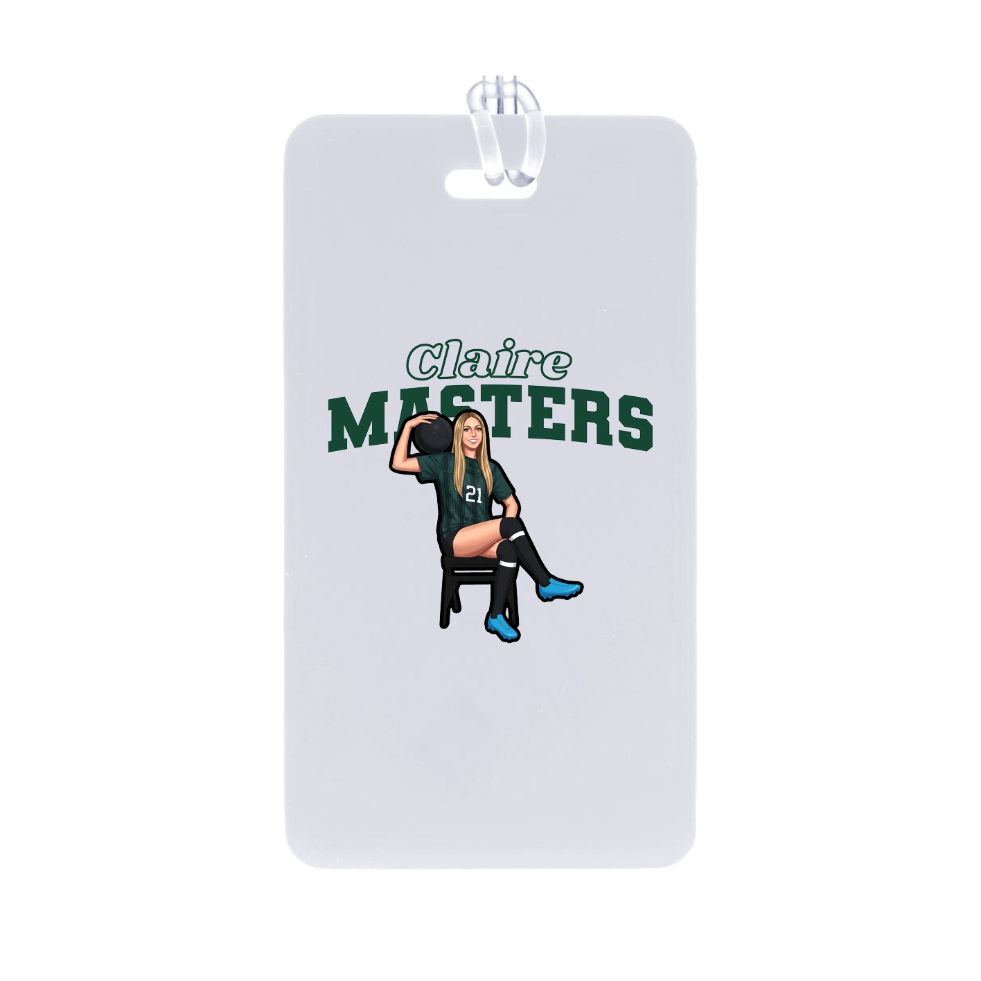 Bag Tag — Name Arch in Classic