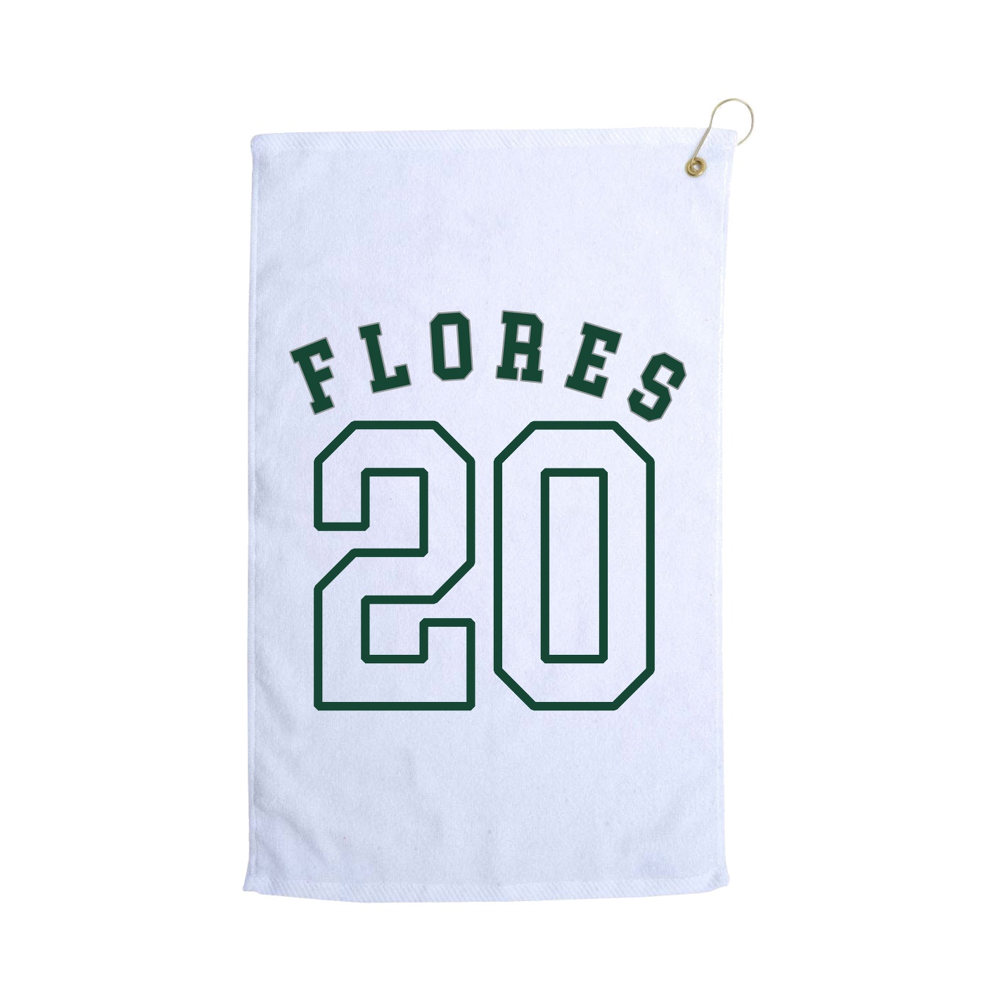 Golf Towel — Shirsey Arch in White