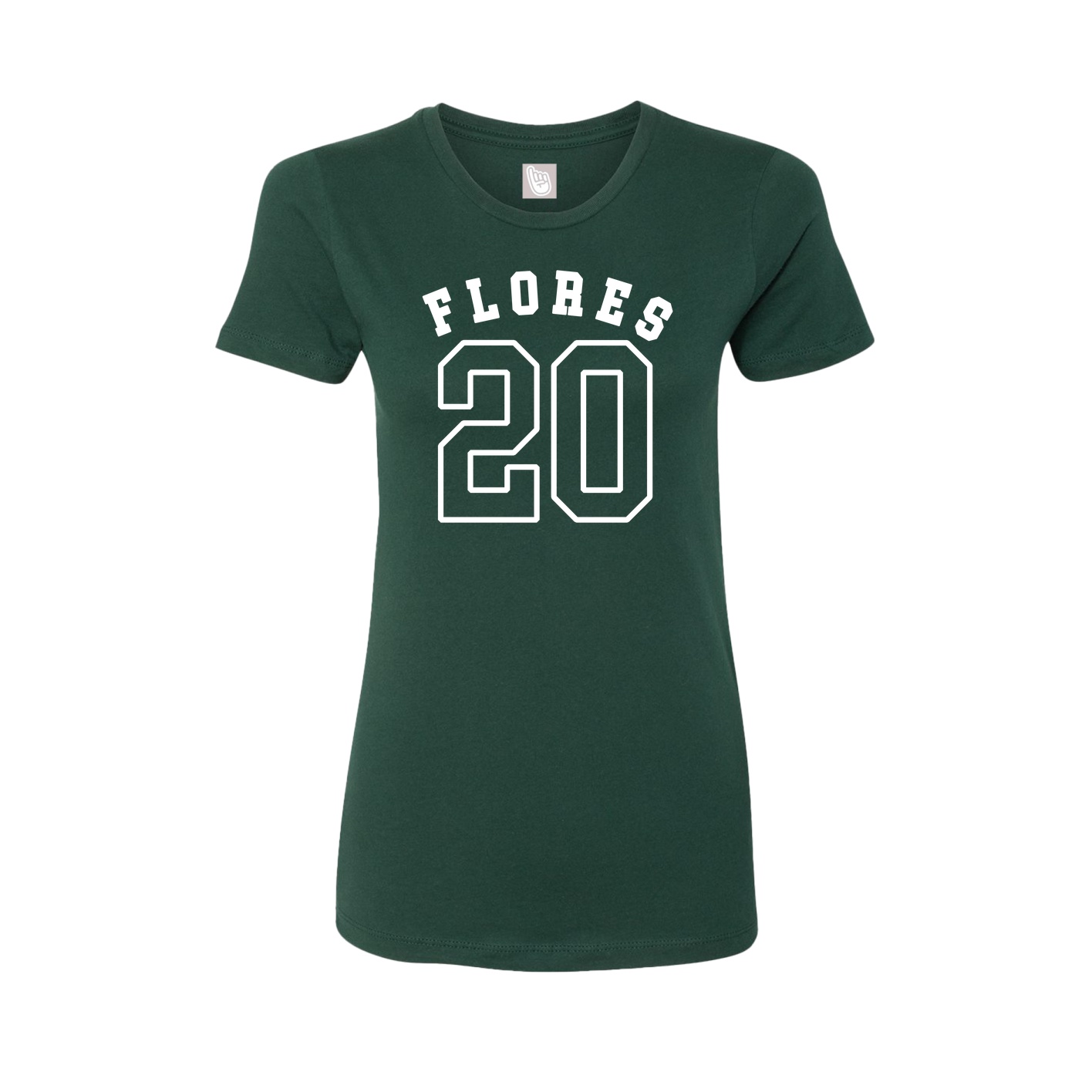 Fitted Women's Tee — Shirsey Arch in Green