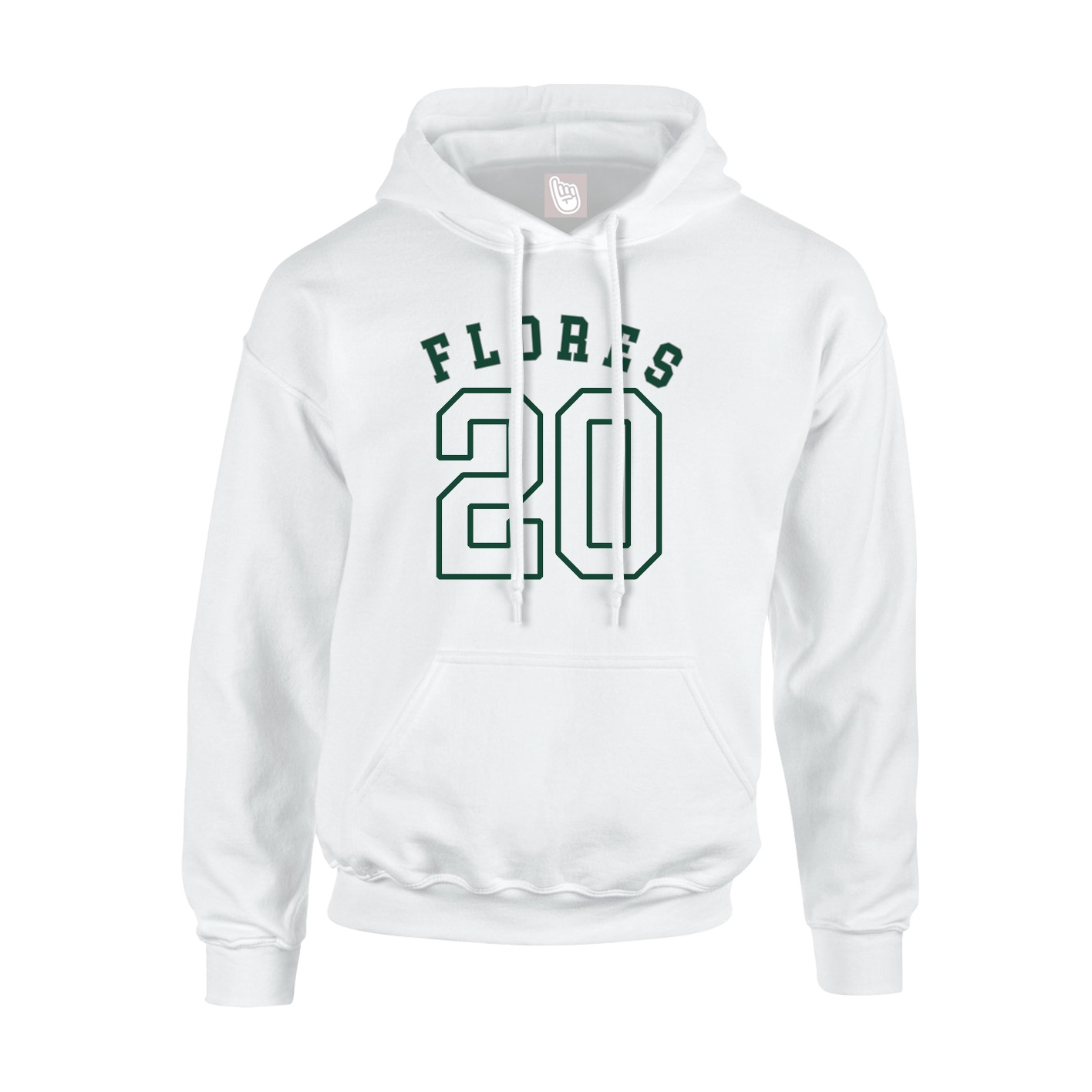 Hoodie — Shirsey Arch in White
