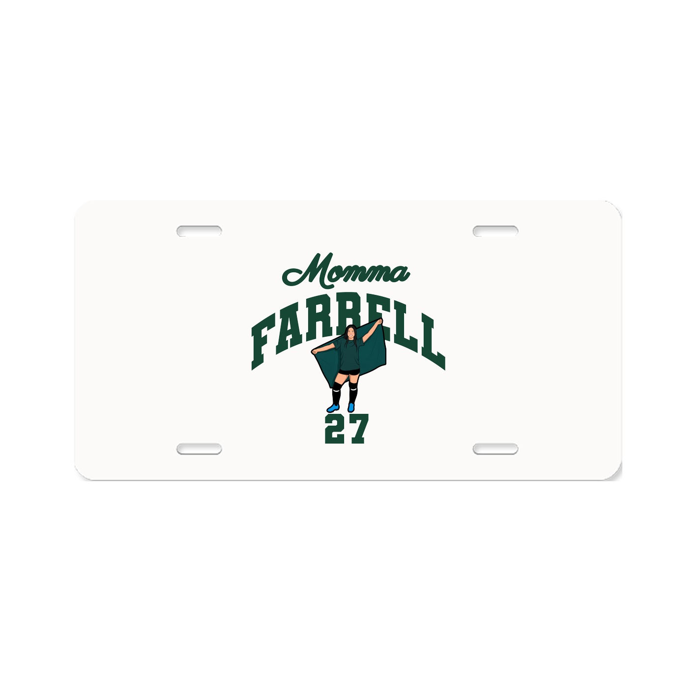 License Plate — Mothers Day Arch in Classic