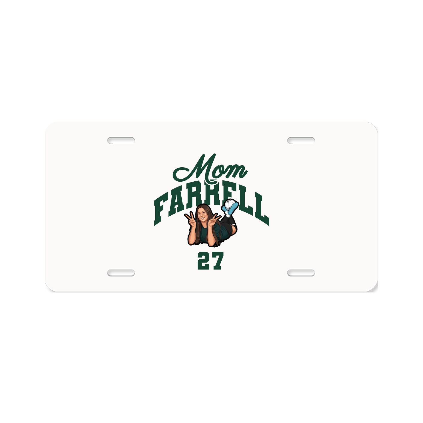 License Plate — Mothers Day Arch in Classic