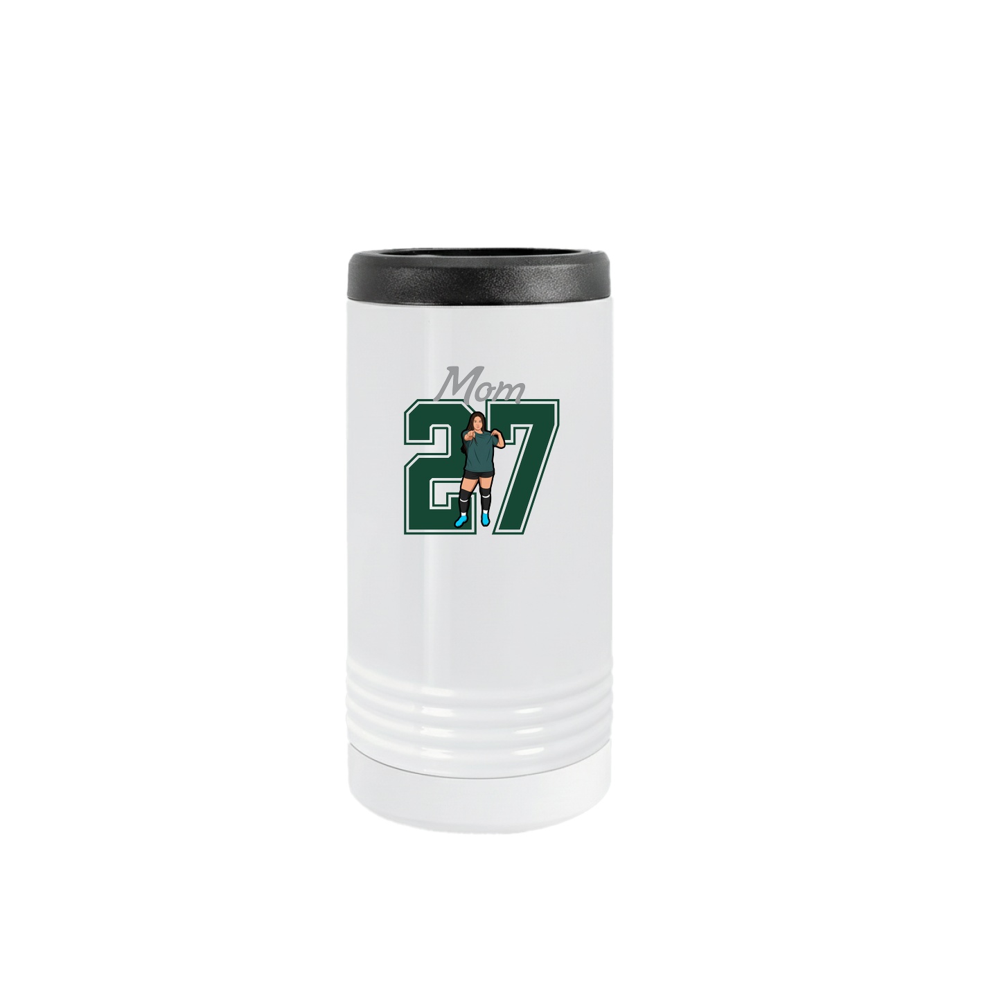 Slim Beverage Holder — Mothers Day Shirsey in White