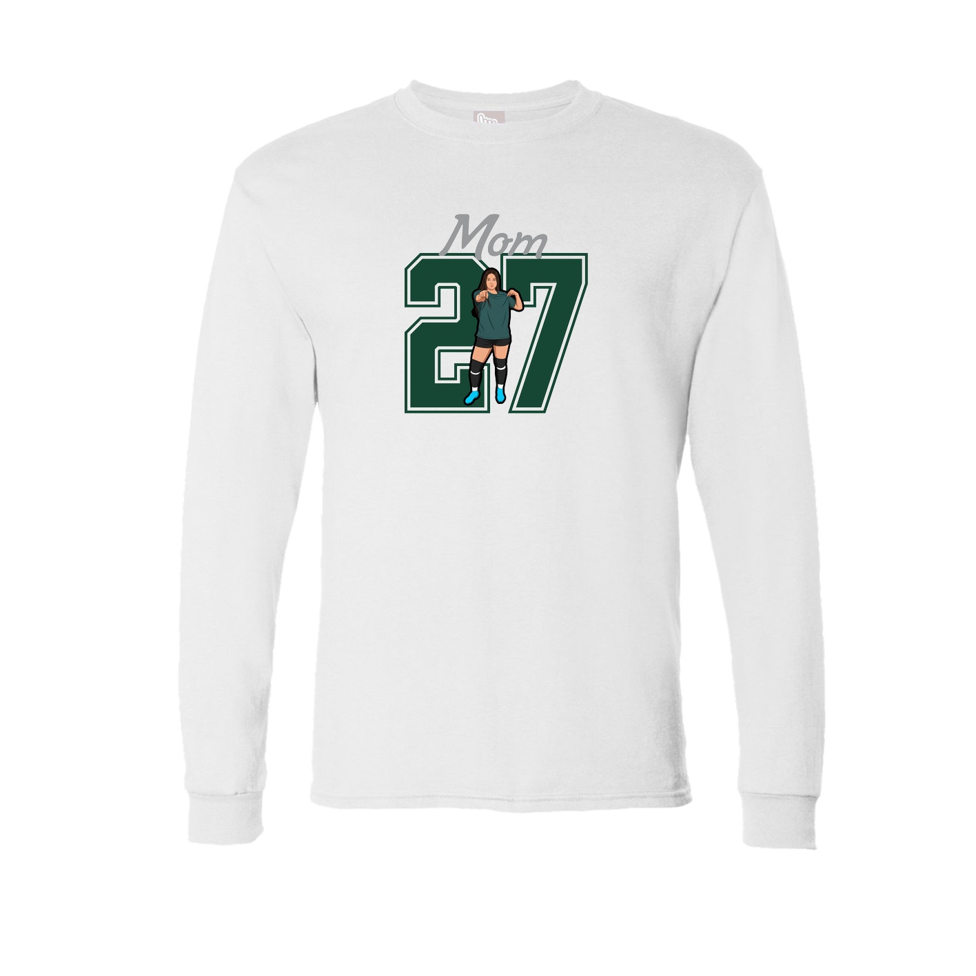 Long Sleeve Tee — Mothers Day Shirsey in White