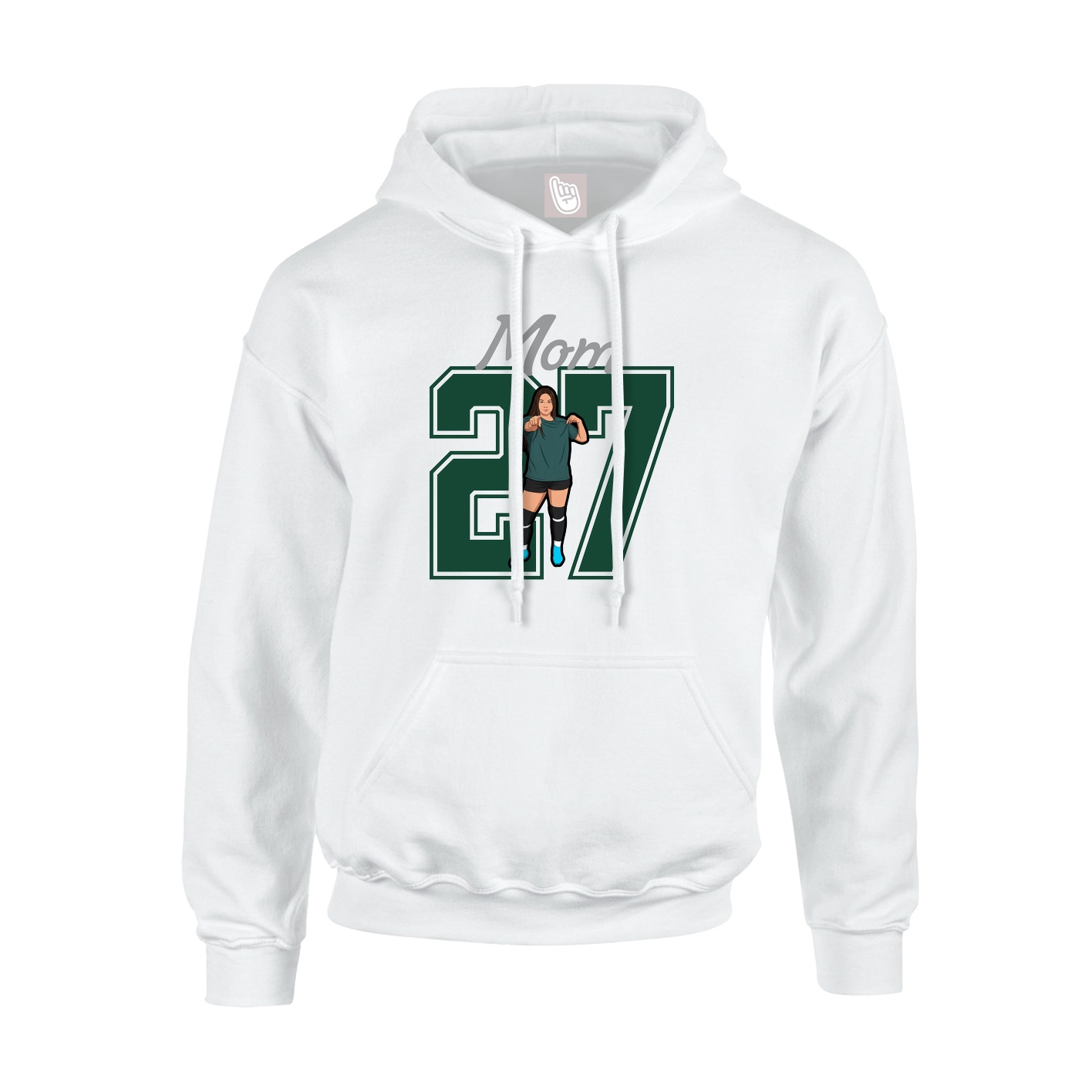 Hoodie — Mothers Day Shirsey in White