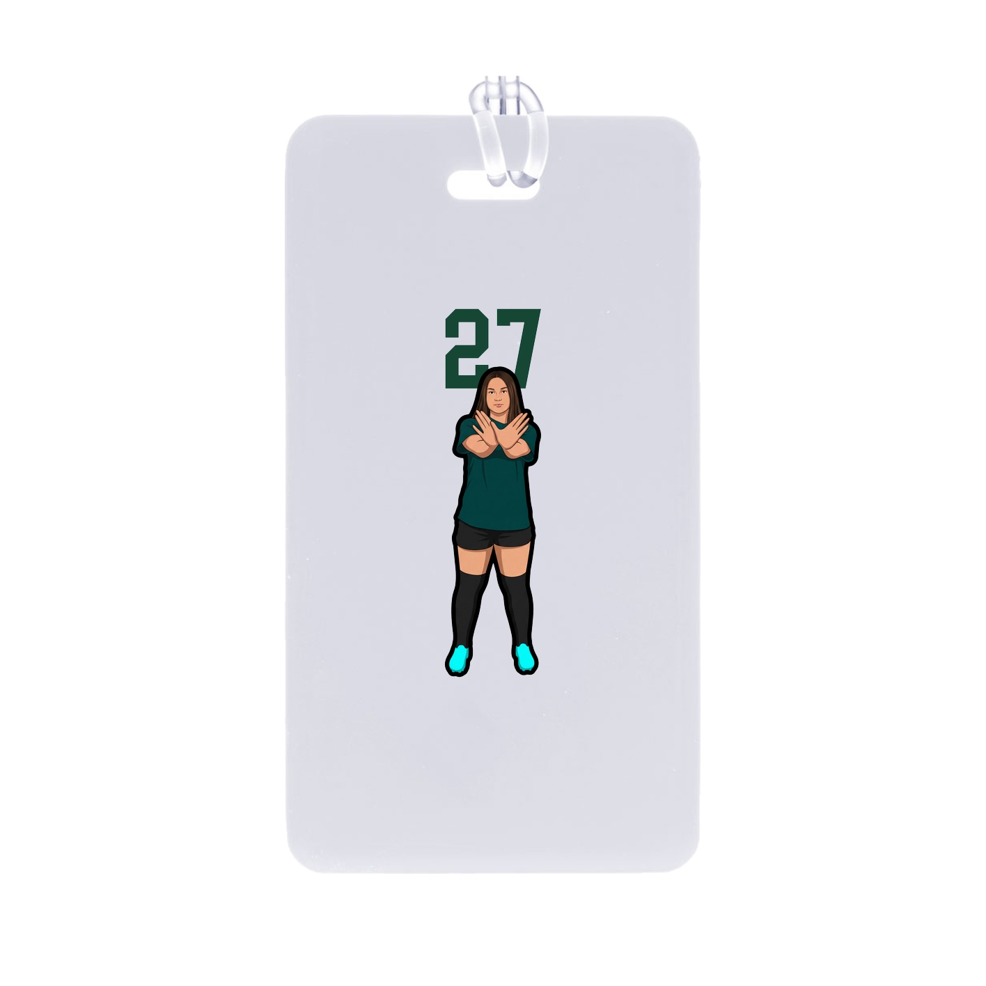 Bag Tag — Number Top in Classic