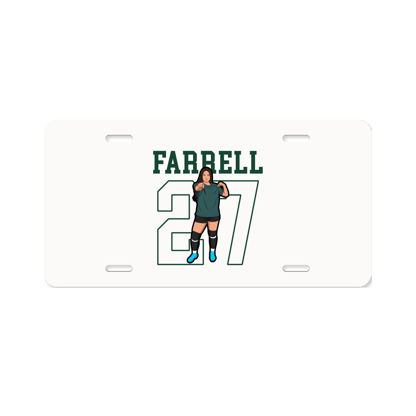 License Plate — Shirsey in Classic