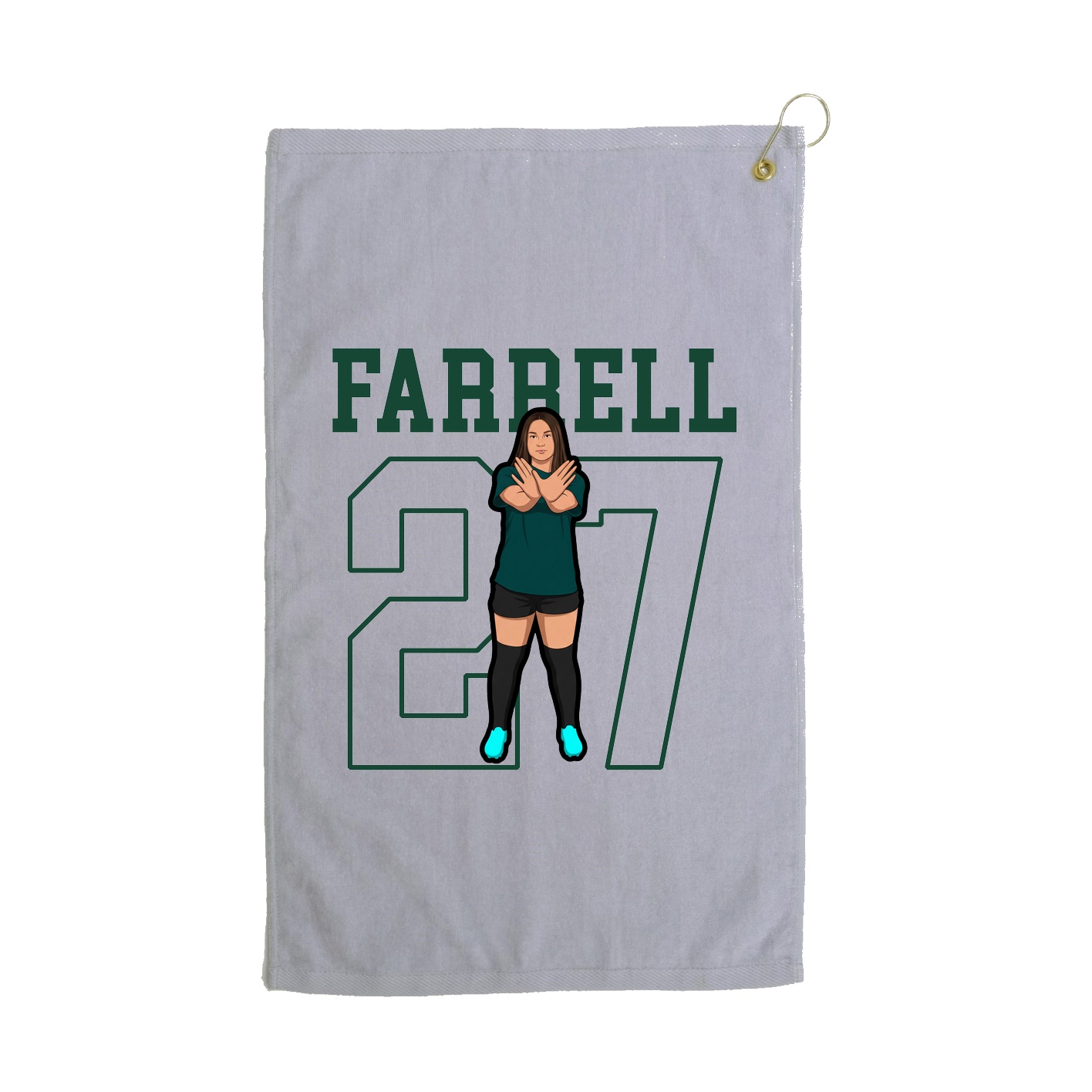 Golf Towel — Shirsey in Grey