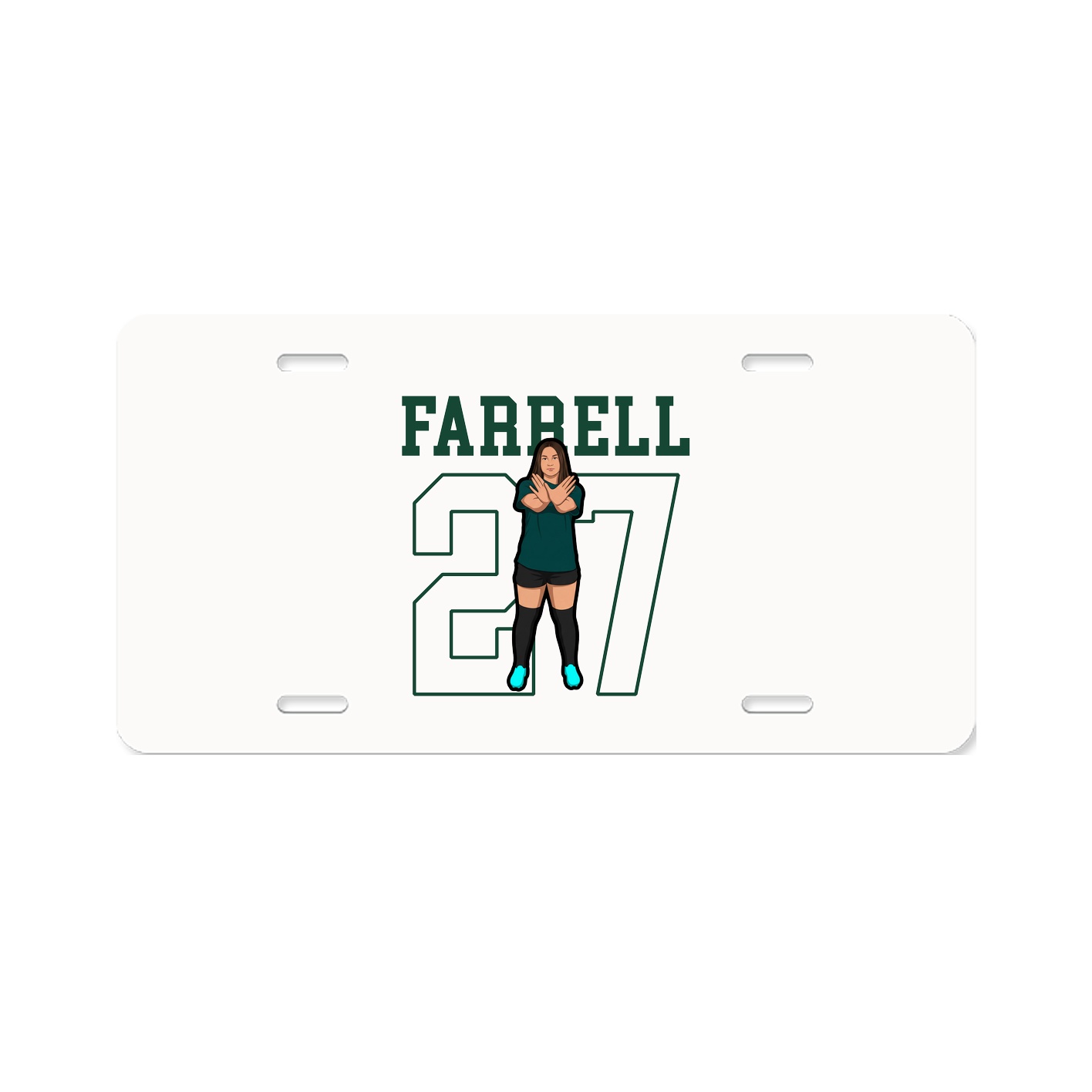 License Plate — Shirsey in Classic