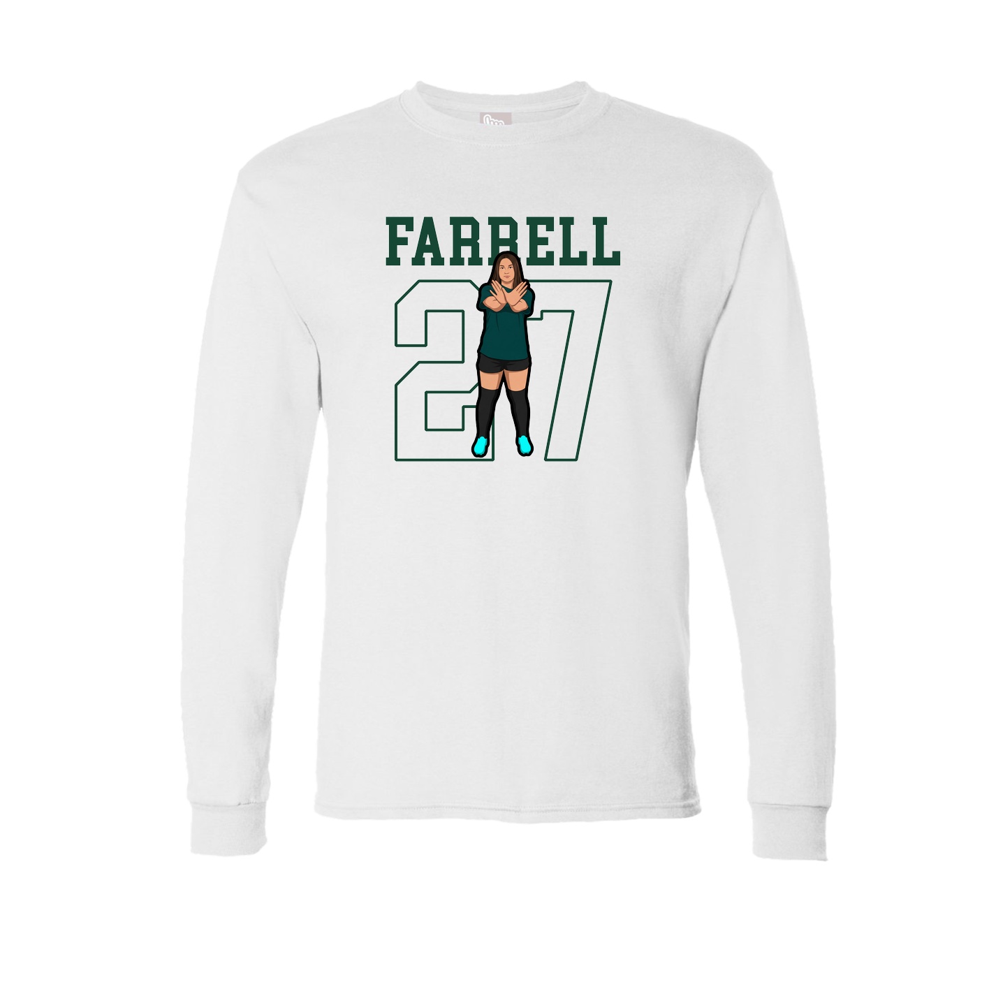 Long Sleeve Tee — Shirsey in White
