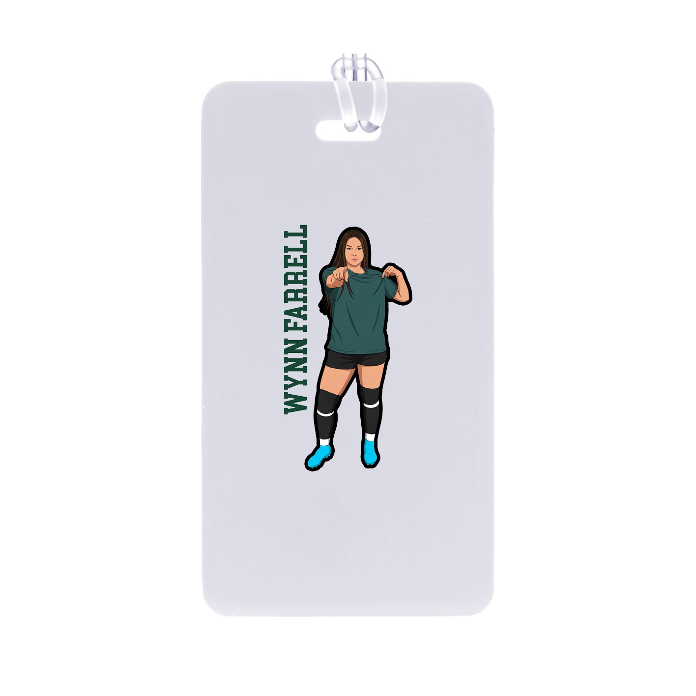 Bag Tag — Name Vertical in Classic