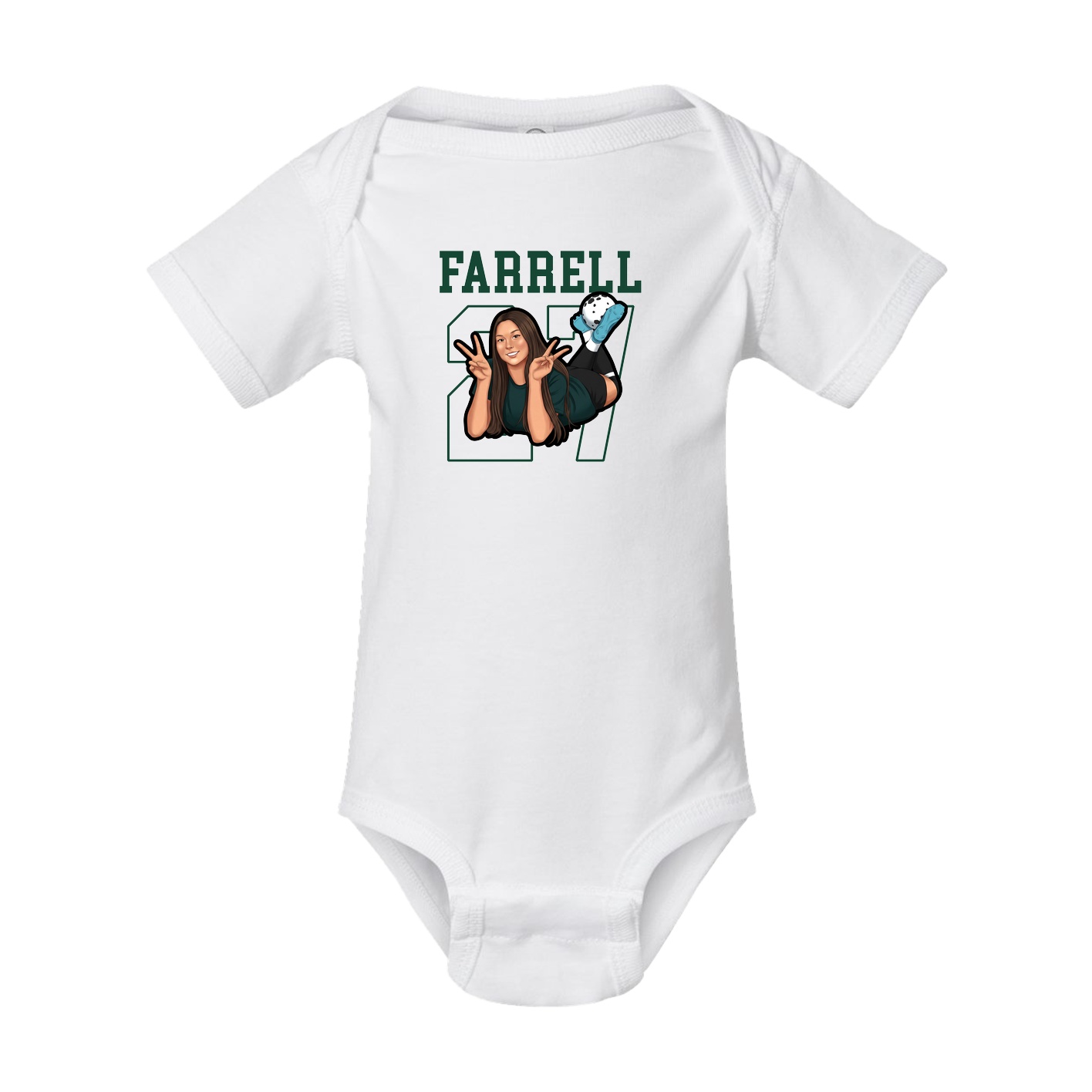 Baby Onesie — Shirsey in White