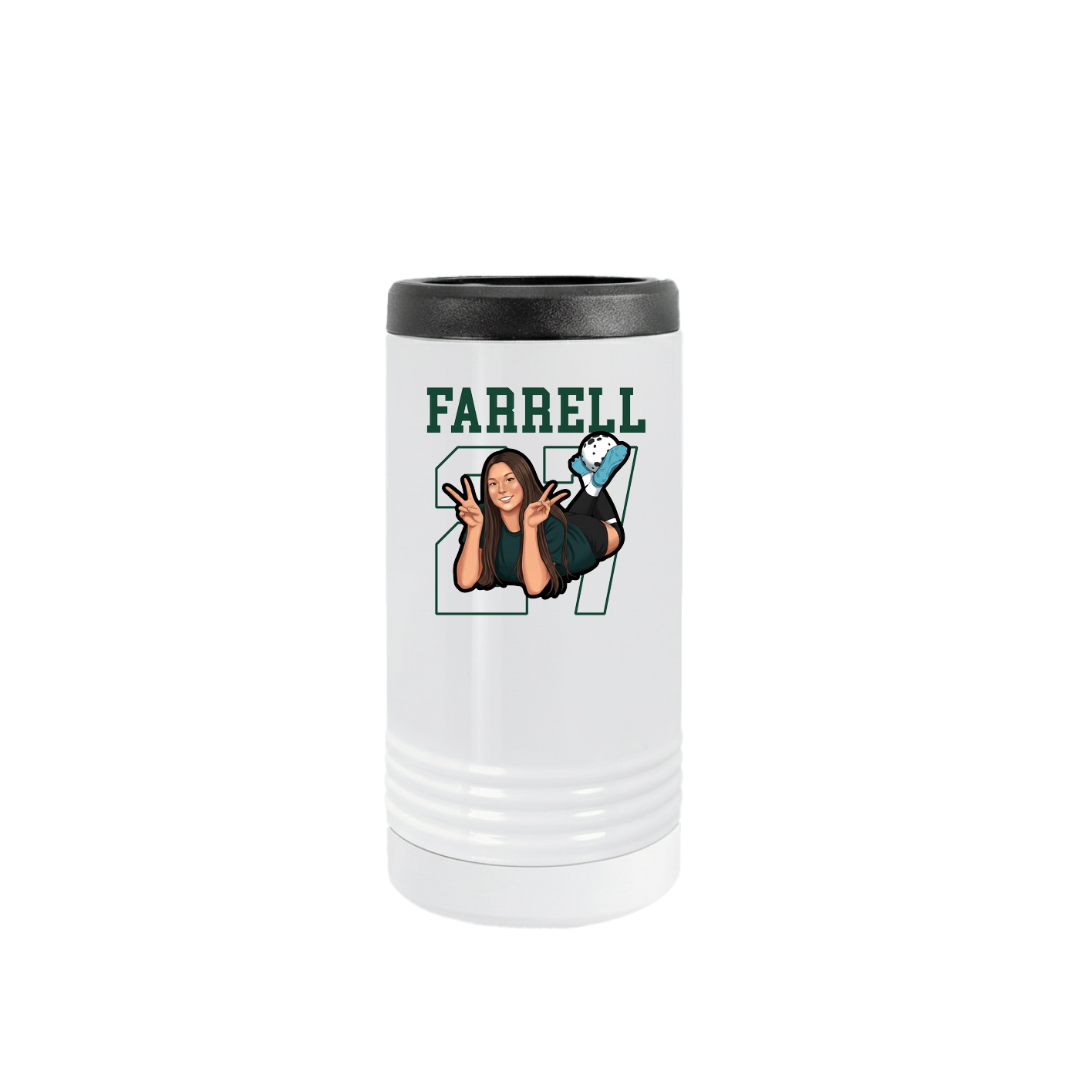Slim Beverage Holder — Shirsey in White
