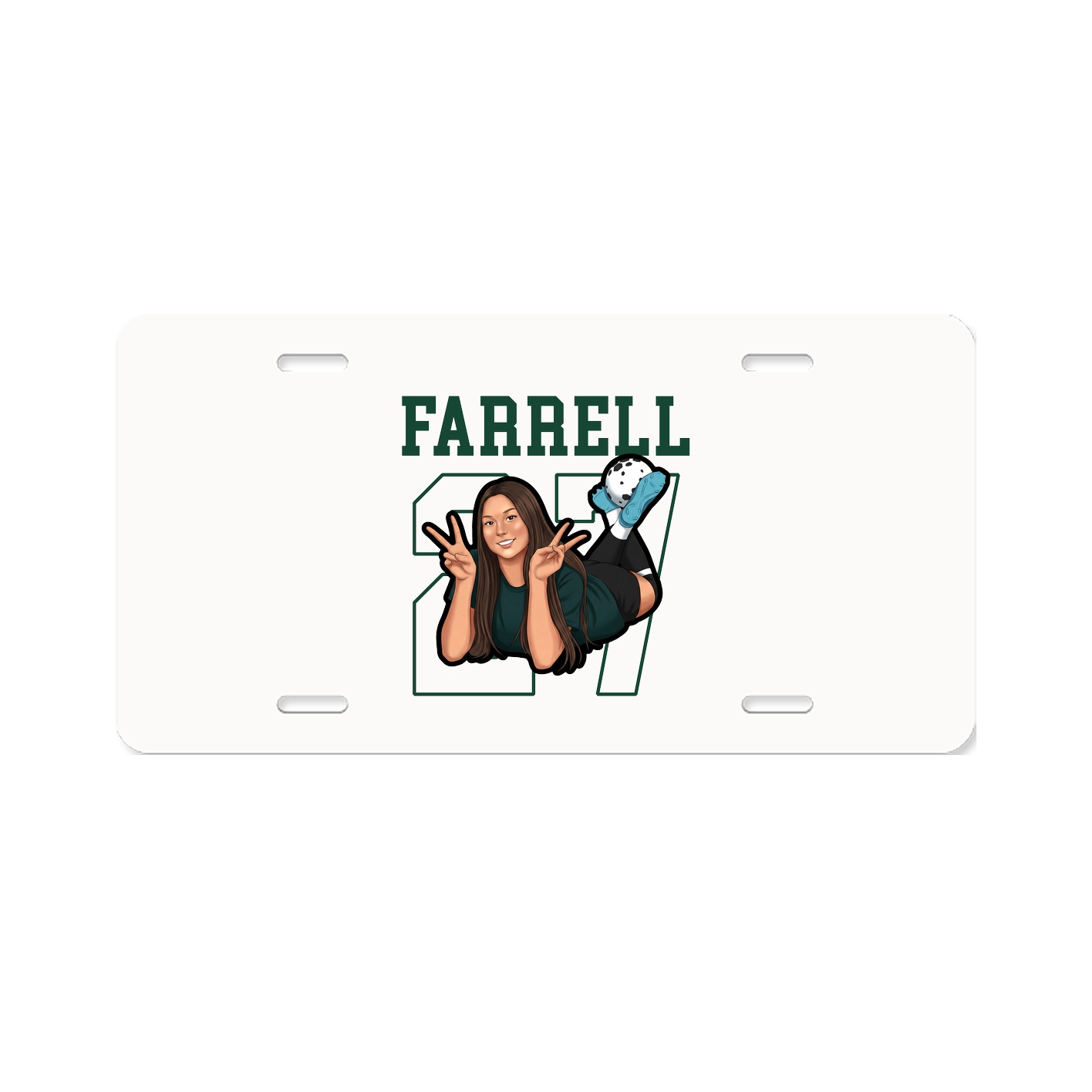 License Plate — Shirsey in Classic