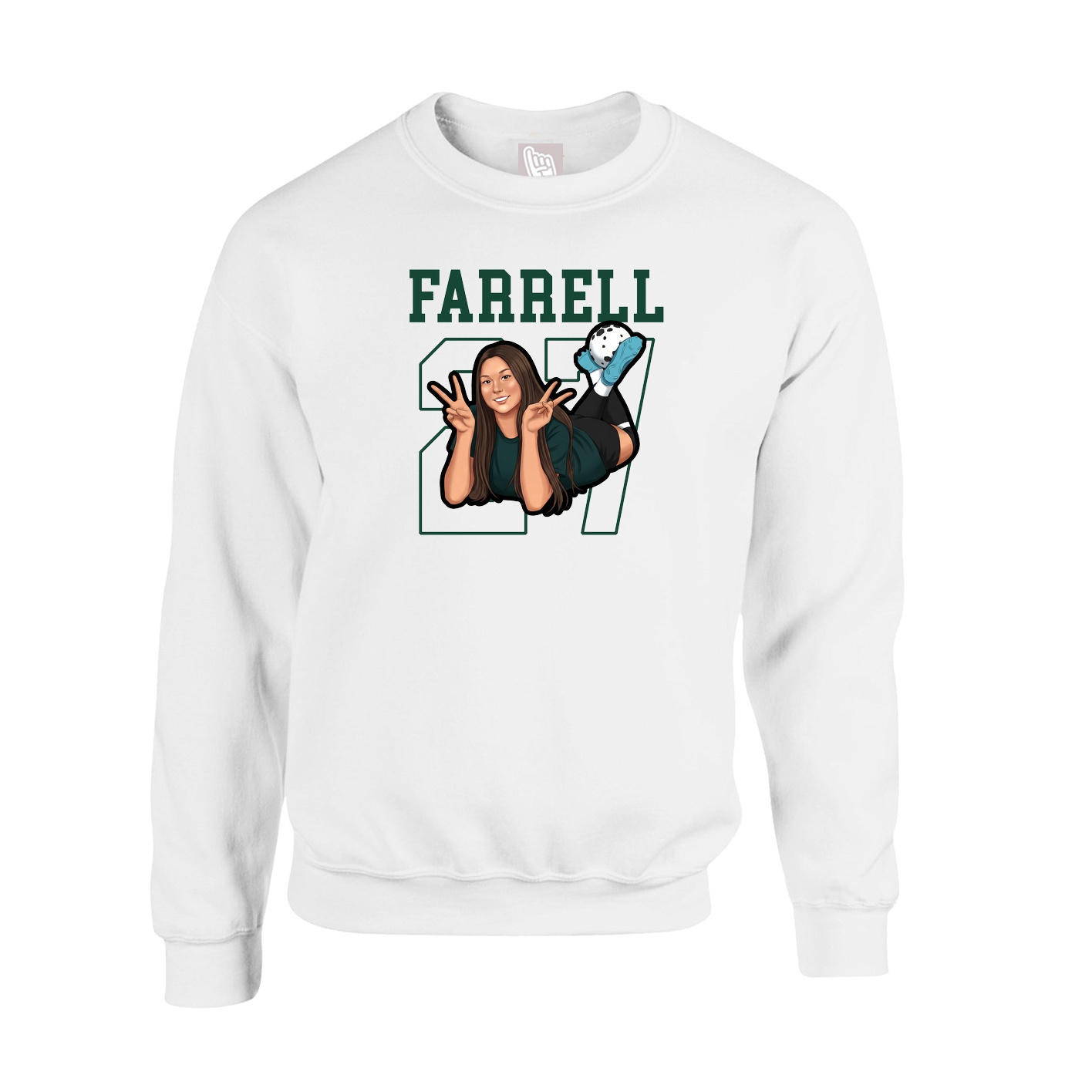 Fleece Crew — Shirsey in White