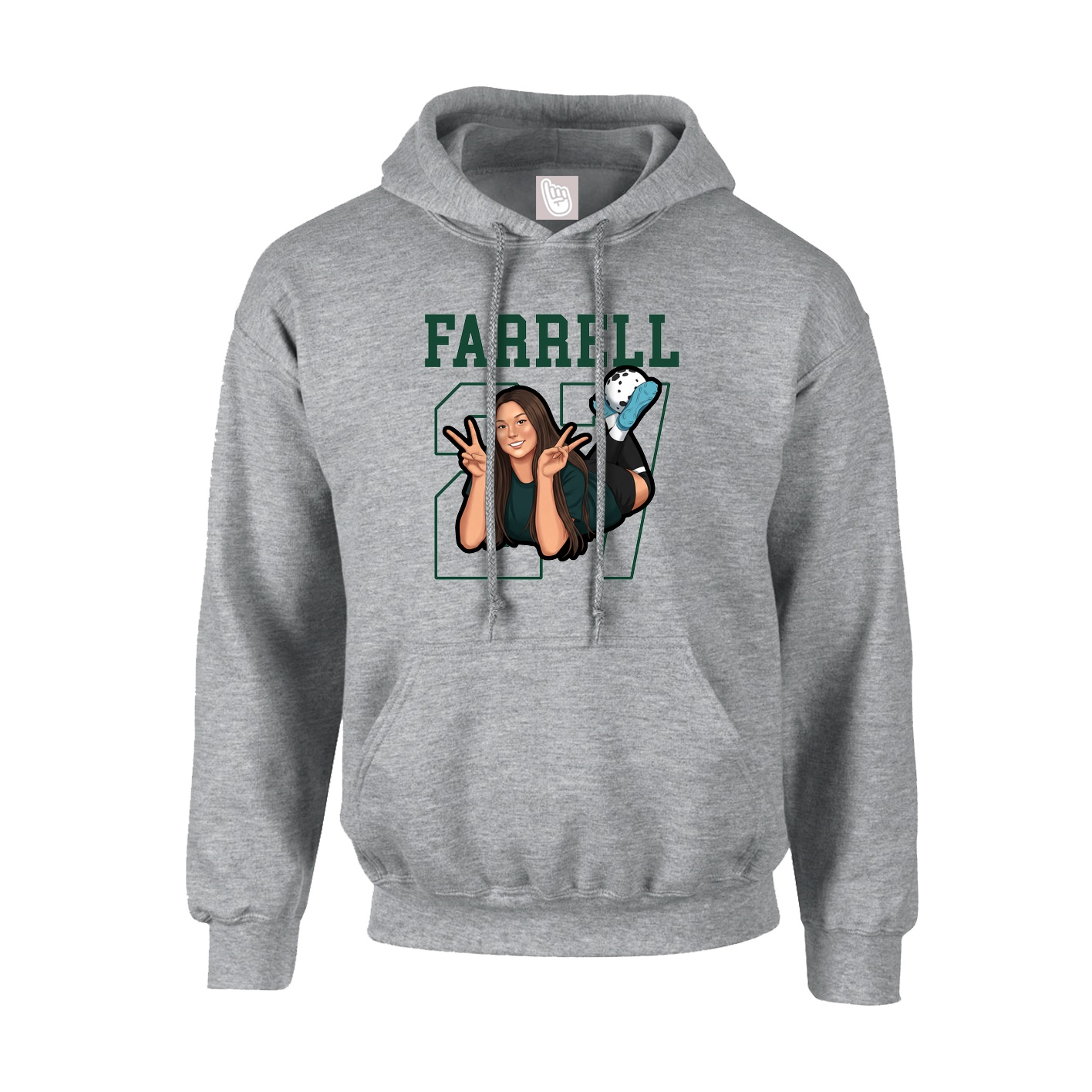 Youth Hoodie — Shirsey in Grey